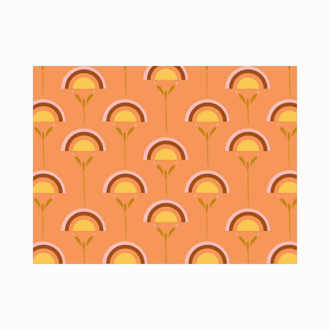 רביעיית פלייסמט ויניל רטרו - ישר מהבוידעם