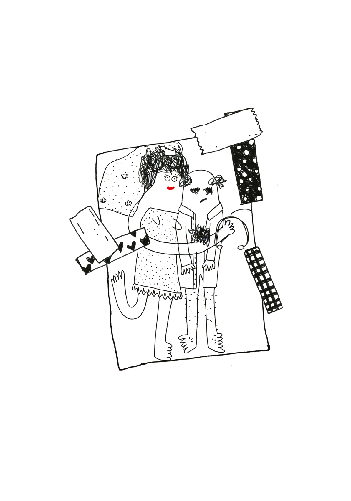 הדפס אומנותי מקורי - שבת בבוקר עם נטשה