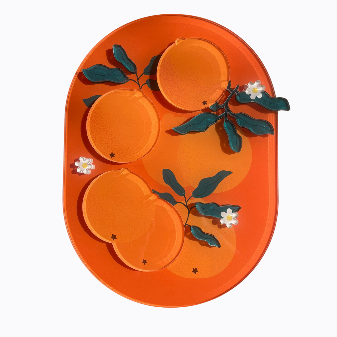 תכשיט קיר פרספקס - פריחת התפוזים