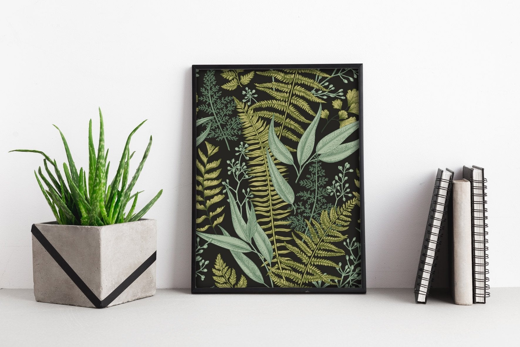 פוסטר - משפחת עלים כהה