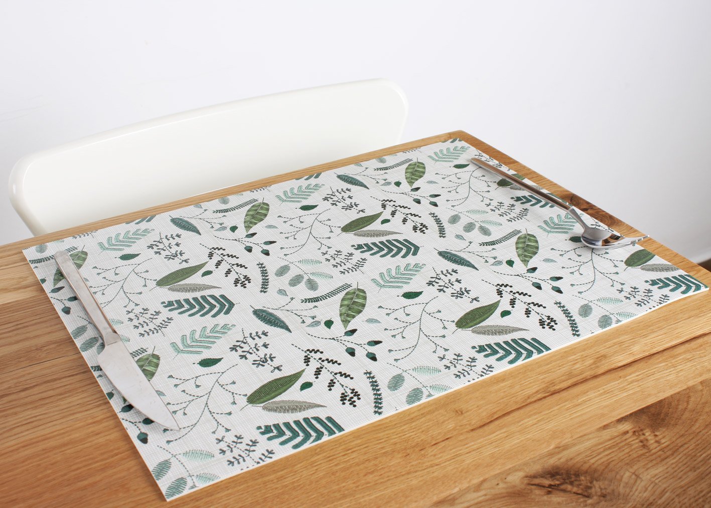 פלייסמט ויניל - דגם Nordic Leaves