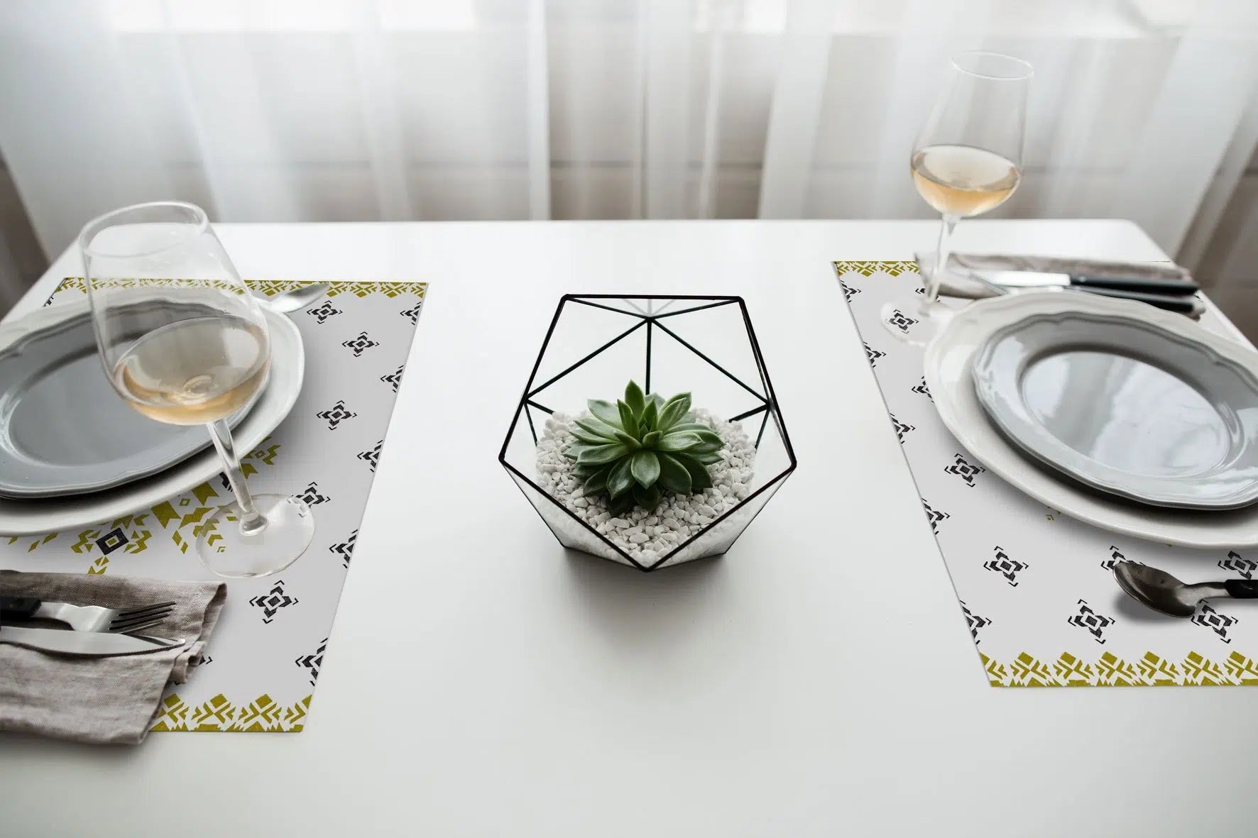 פלייסמט ויניל - דגם Ethnic gold