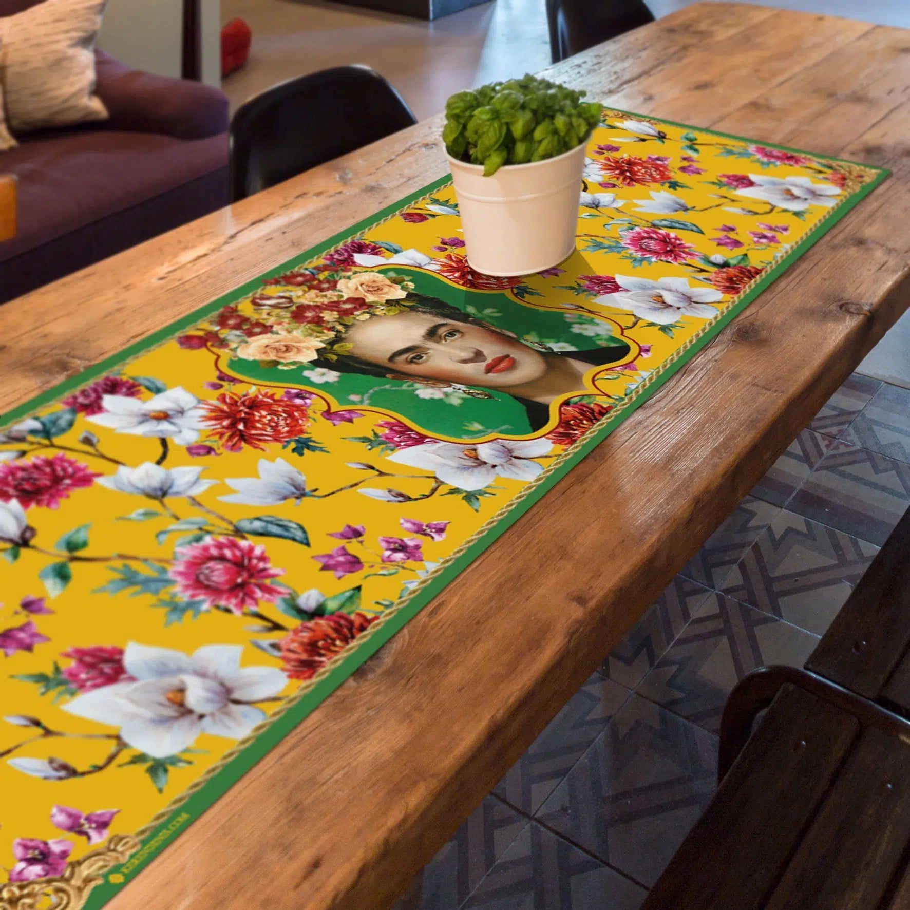 ראנר ויניל - דגם פרידה צהוב