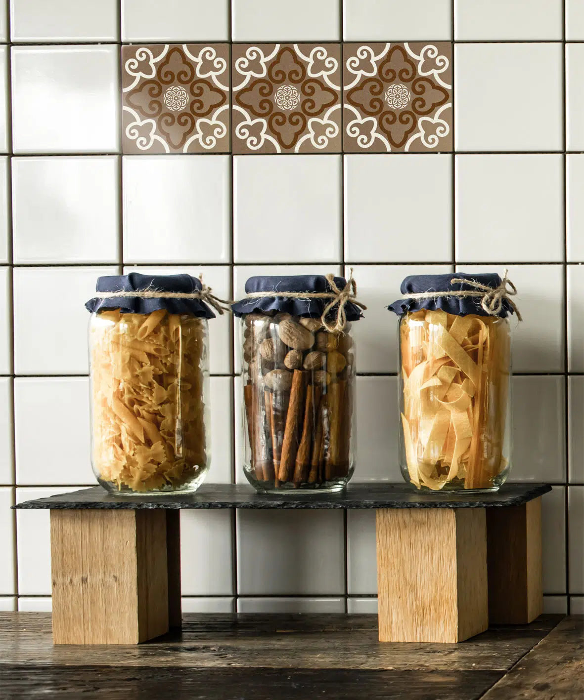 מדבקות אריחי קיר - דהב