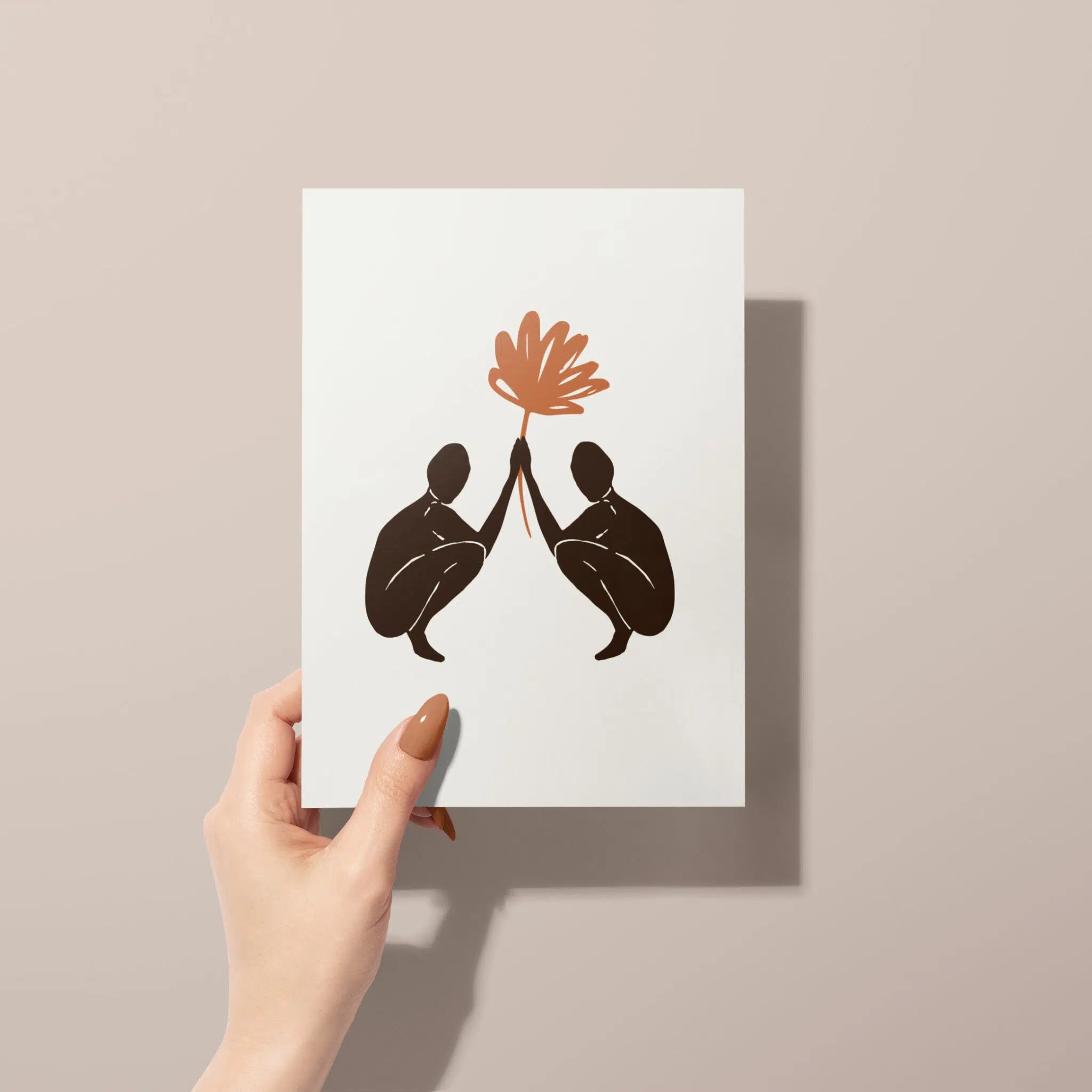 סט 4 גלויות - Ethnic