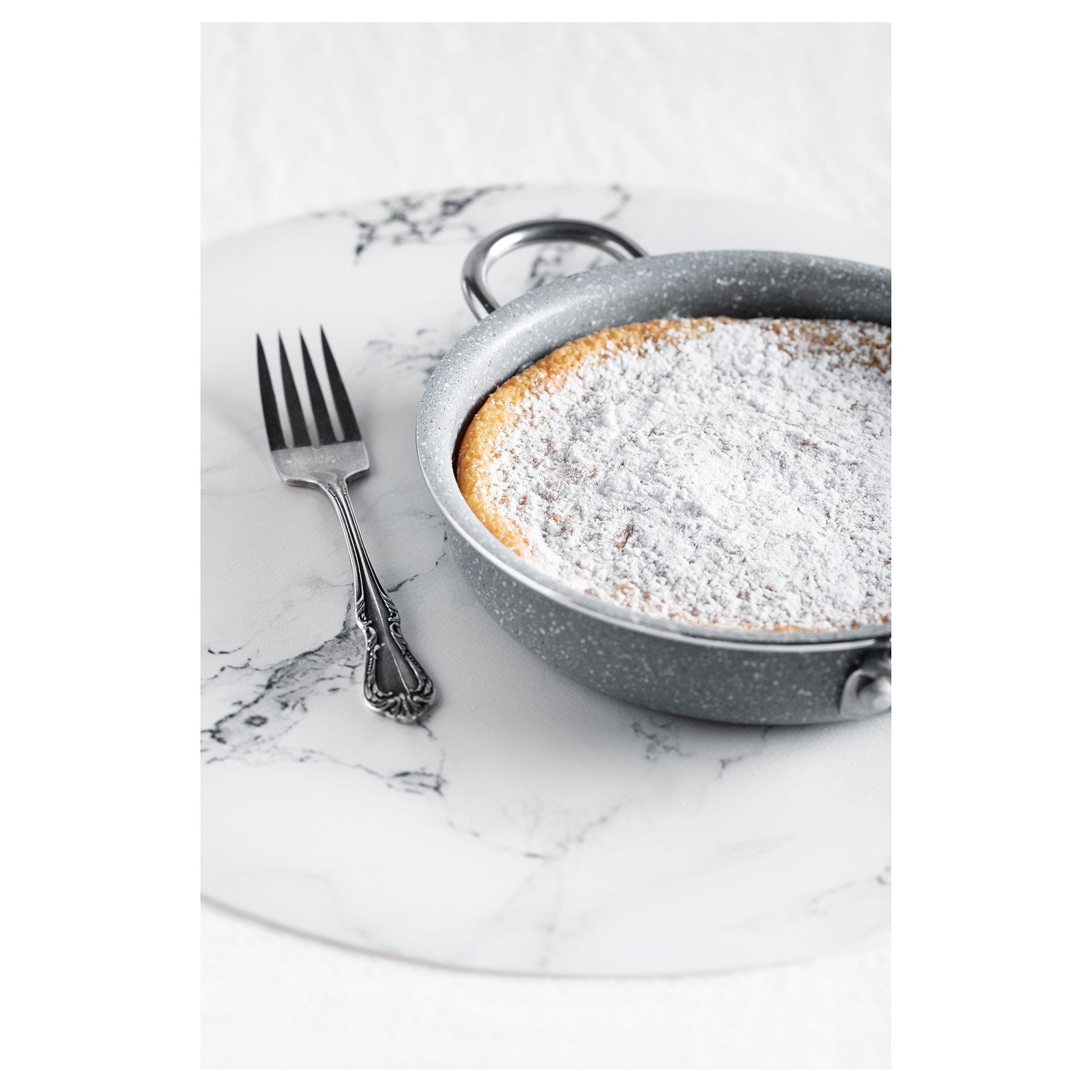 פלייסמט ויניל - עגול White Marble