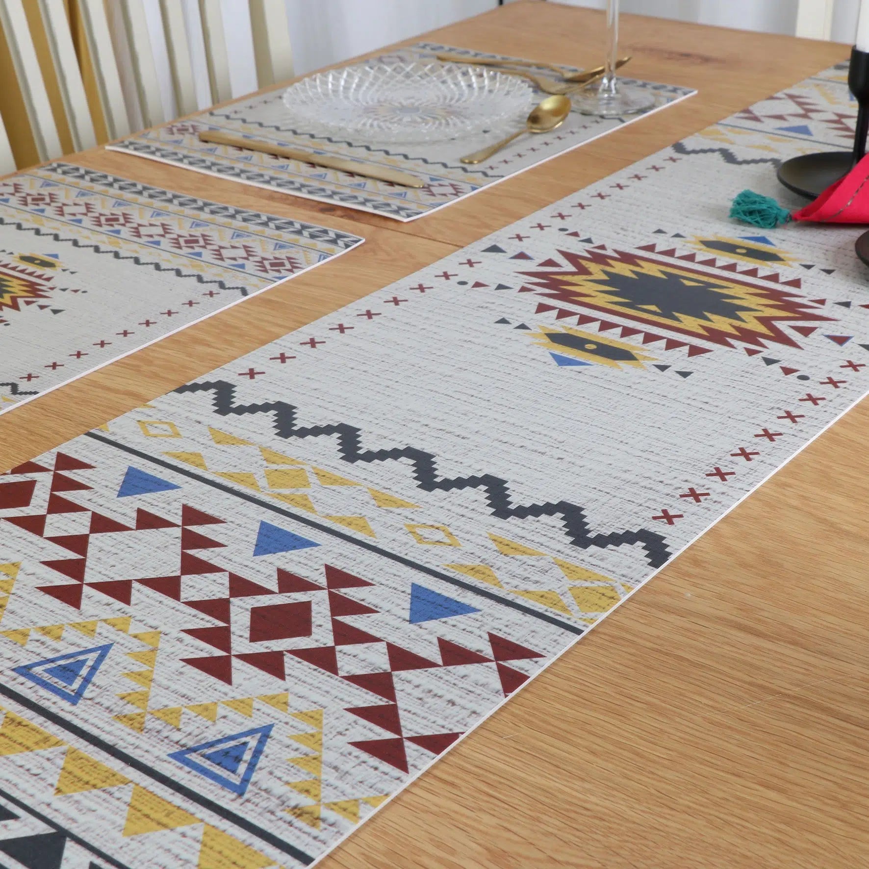 פלייסמט ויניל - דגם Boho Kilim