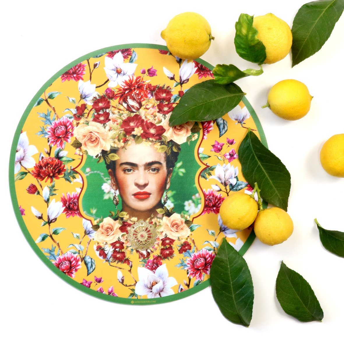 פלייסמט ויניל - עגול פרידה קאלו