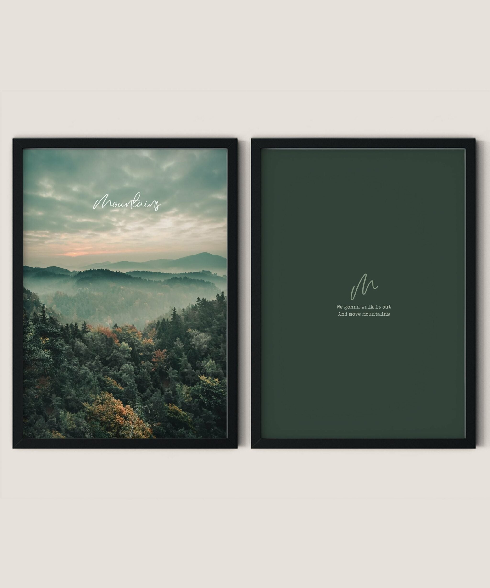 Mountains - זוג הדפסים