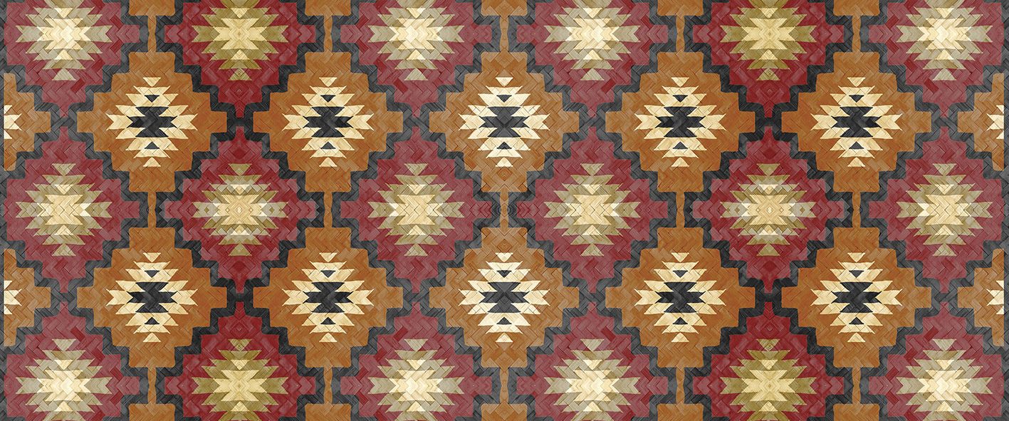 שטיח ויניל דמוי ראטן - דגם Tyrion