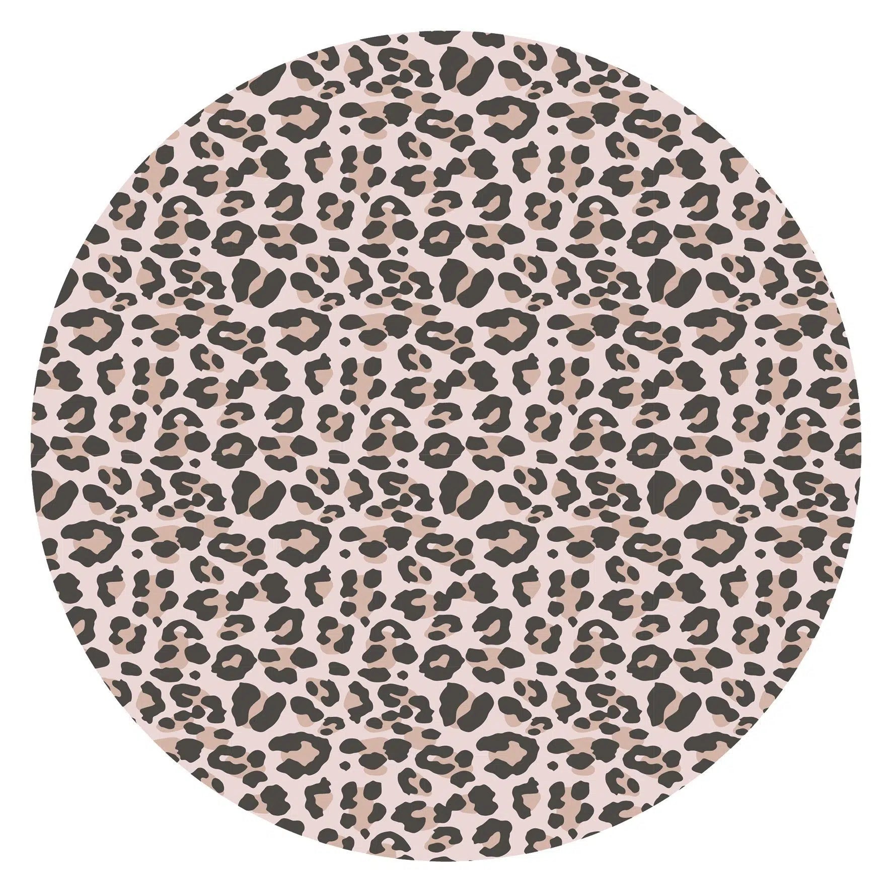 שטיח ויניל עגול - דגם מנומר