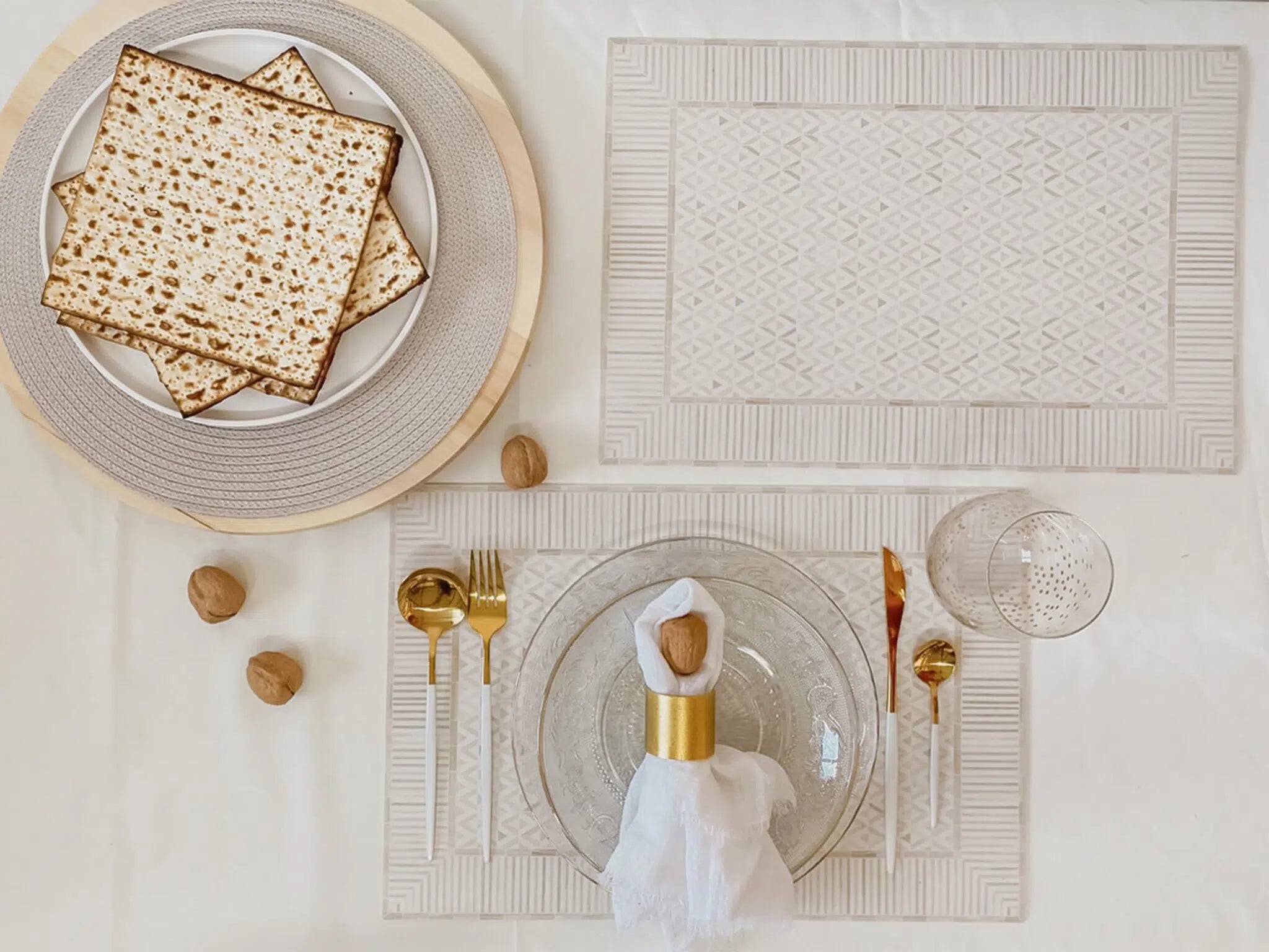 פלייסמט ויניל - דגם Moroccan geometric