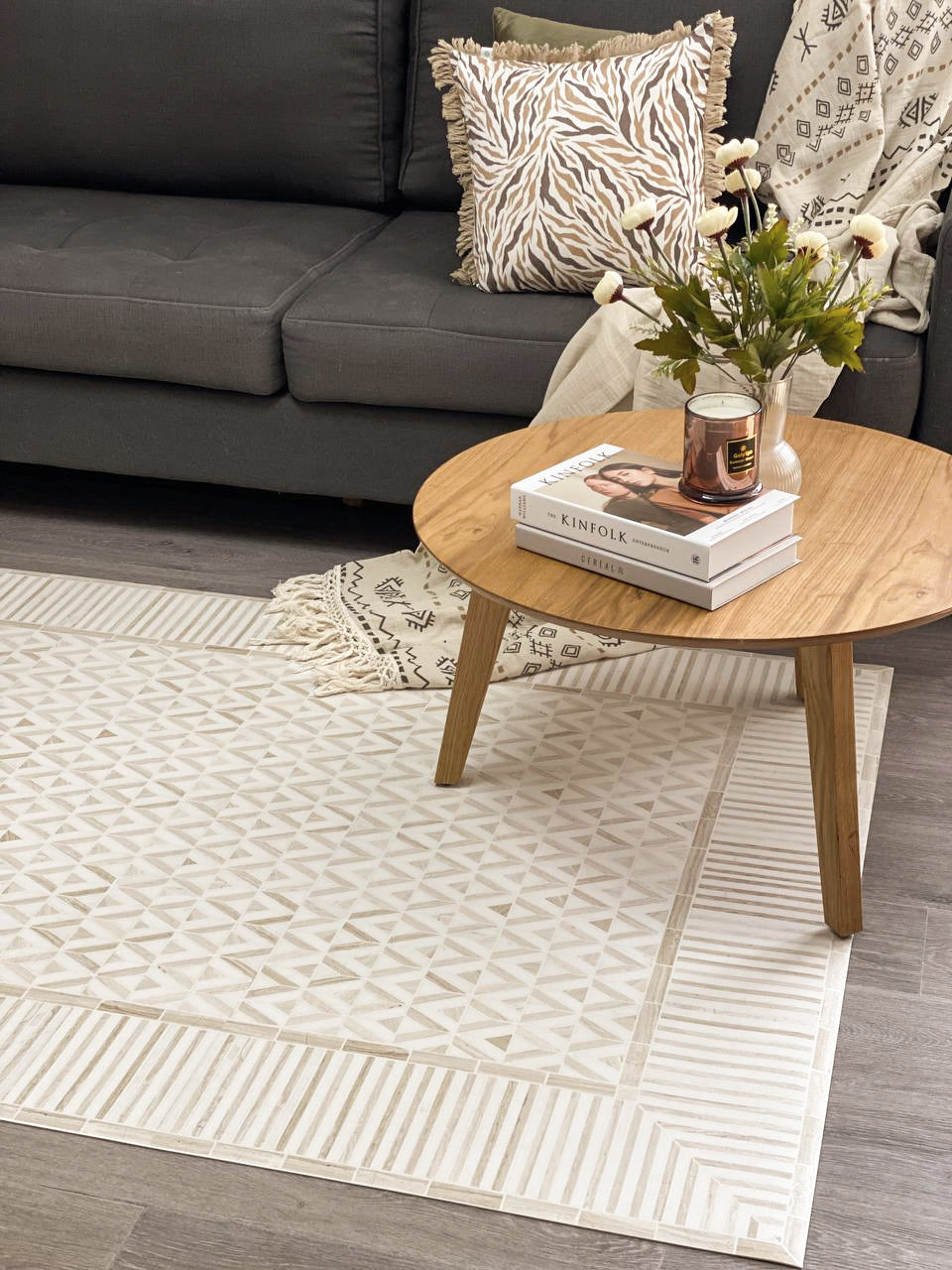 שטיח ויניל - דגם Moroccan Geometric Floor