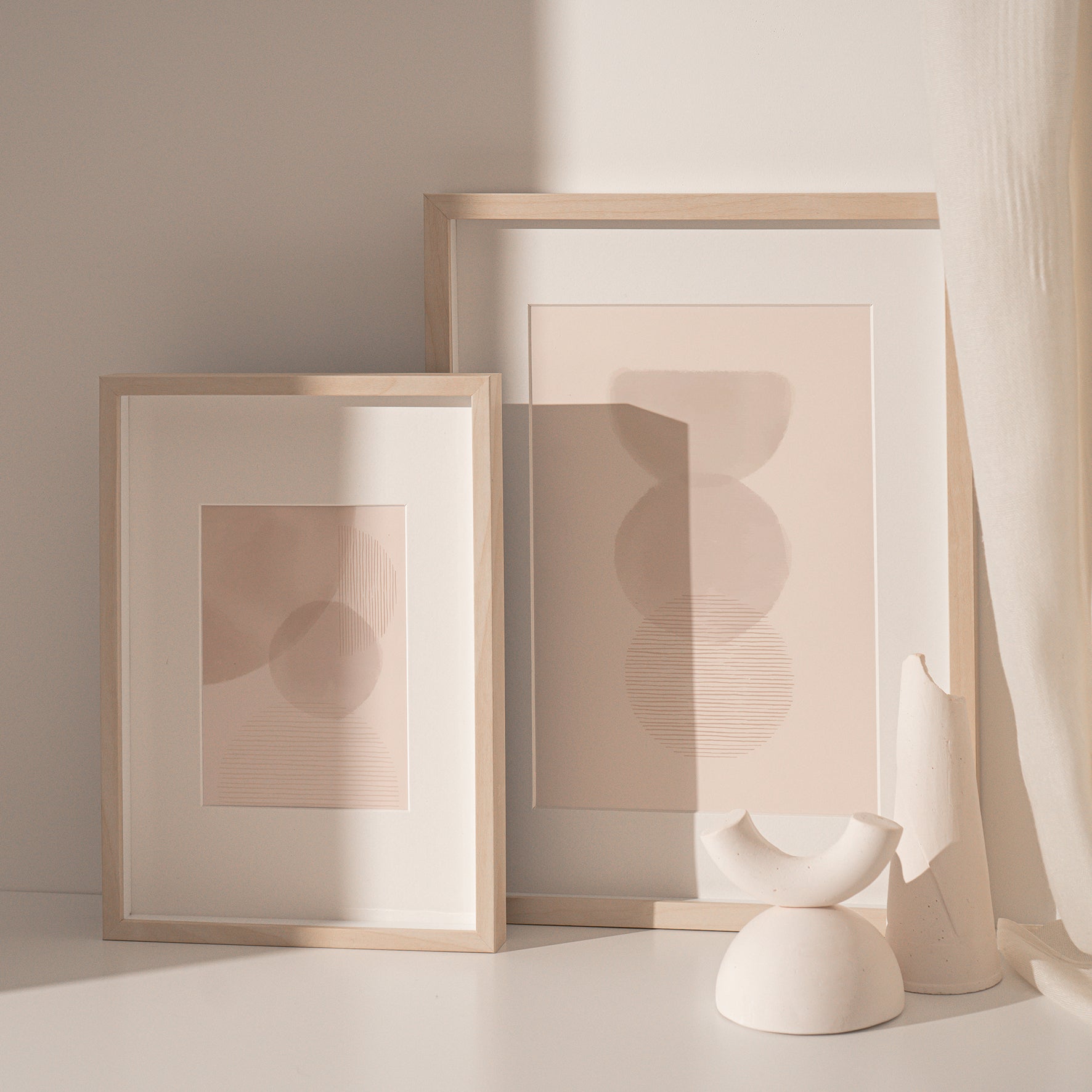 זוג פוסטרים - Abstract Balance