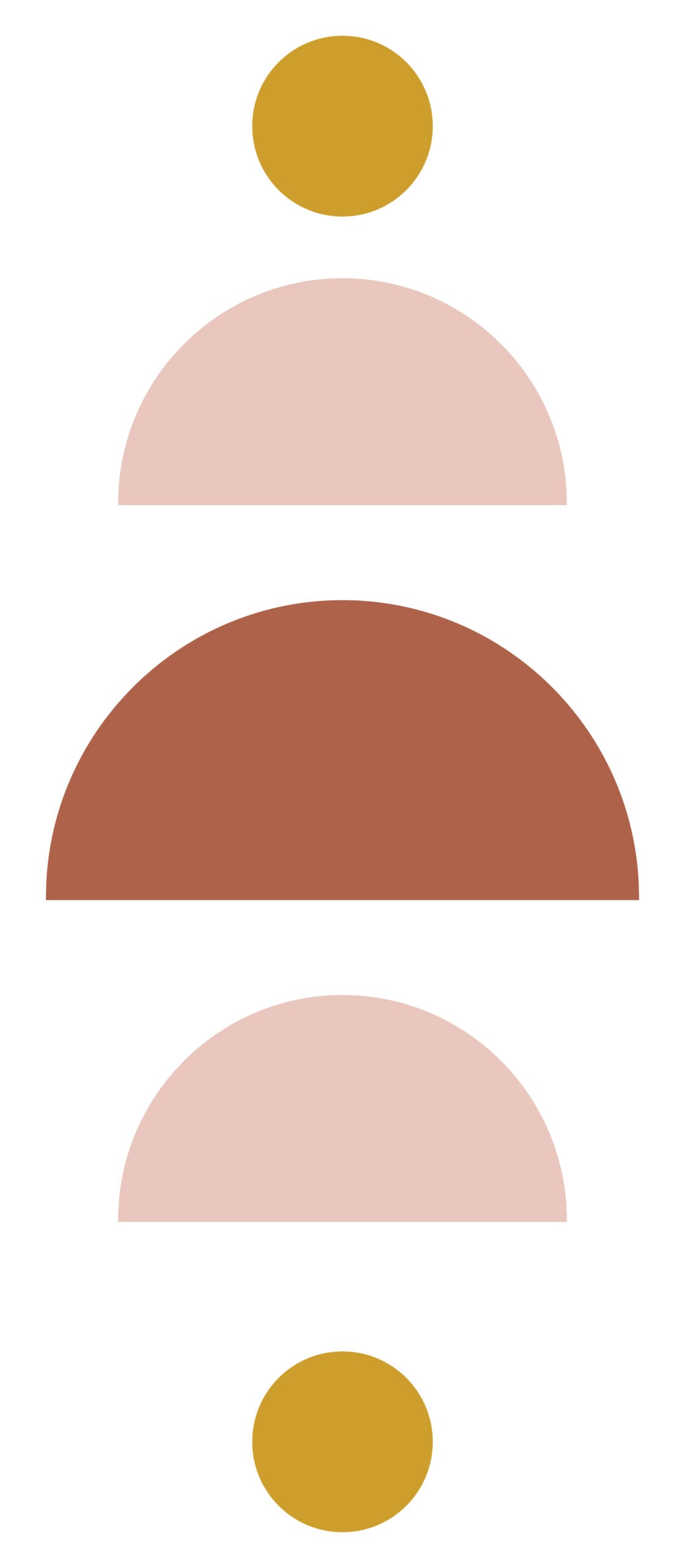 סט 5 מדבקות טפט צורני - מגוון צבעים - דגם בלאנס