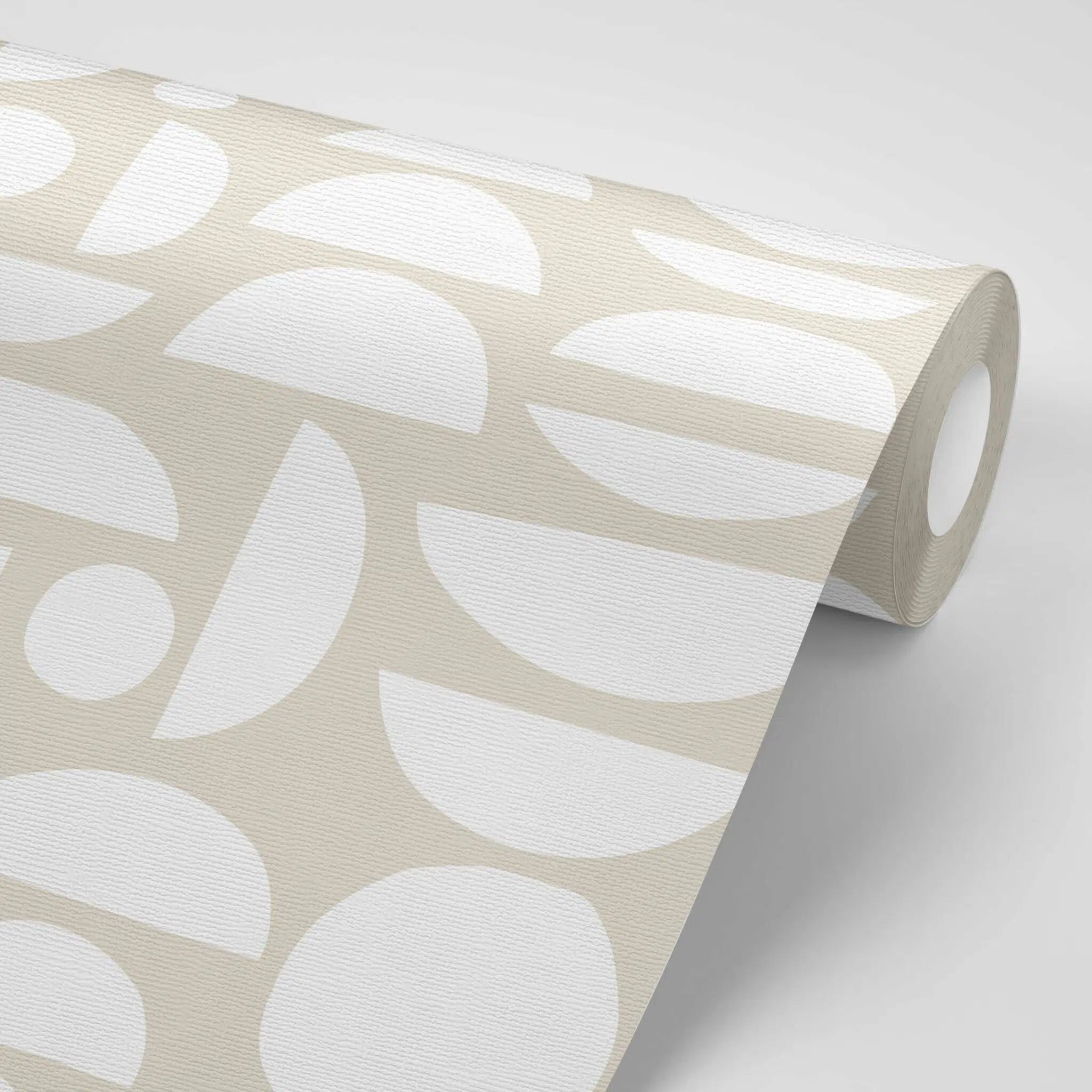 טפט לקיר - דגם אבסטרקט בז'