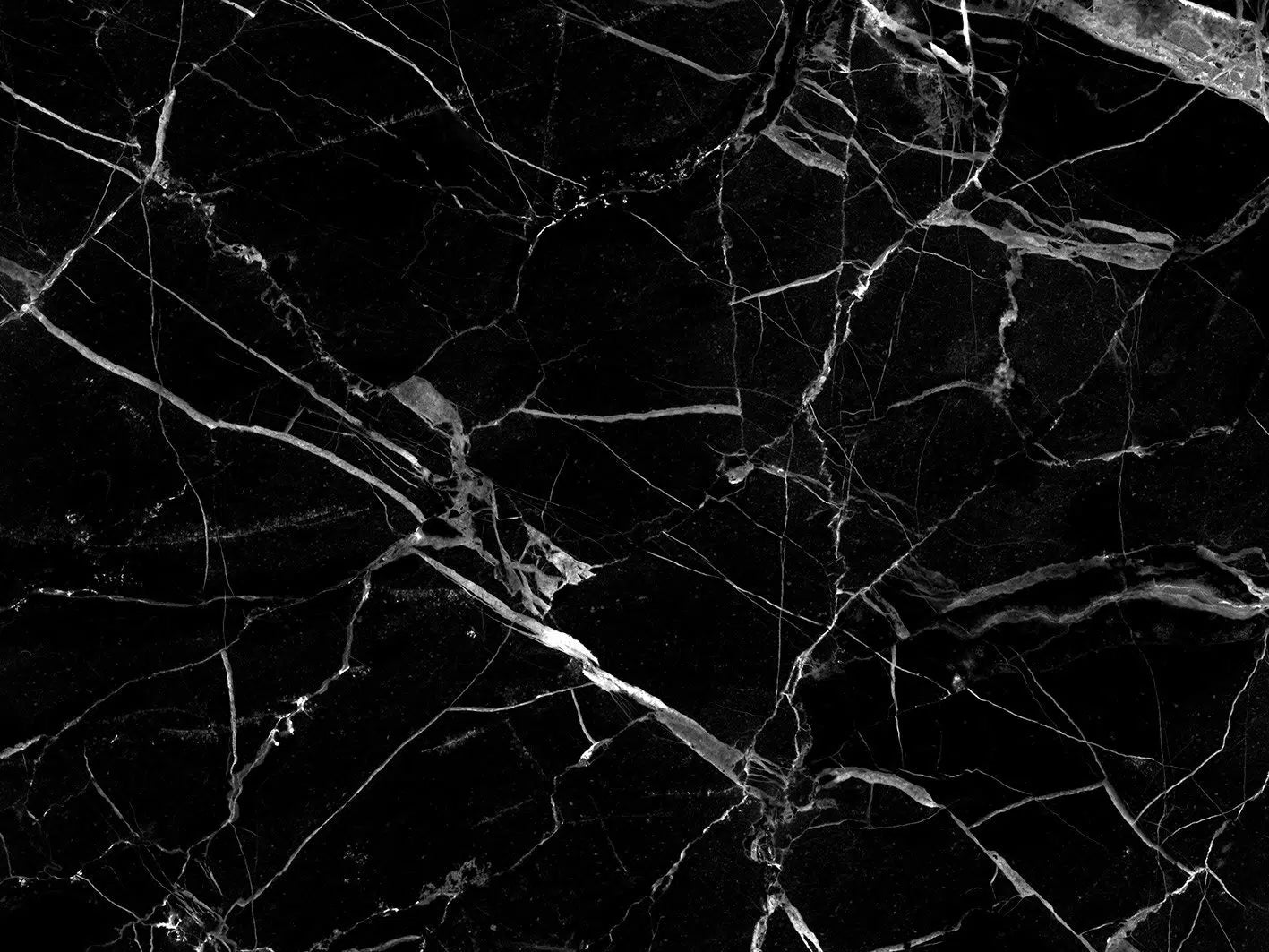 פלייסמט ויניל - דגם Black Marble