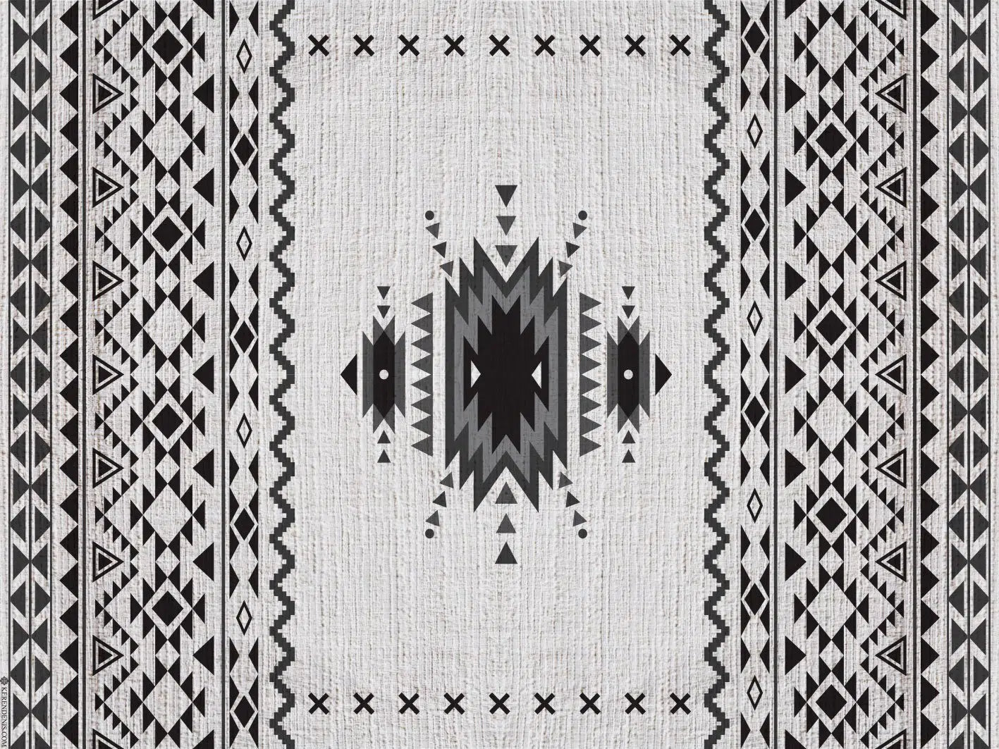 פלייסמט ויניל - דגם Boho BW