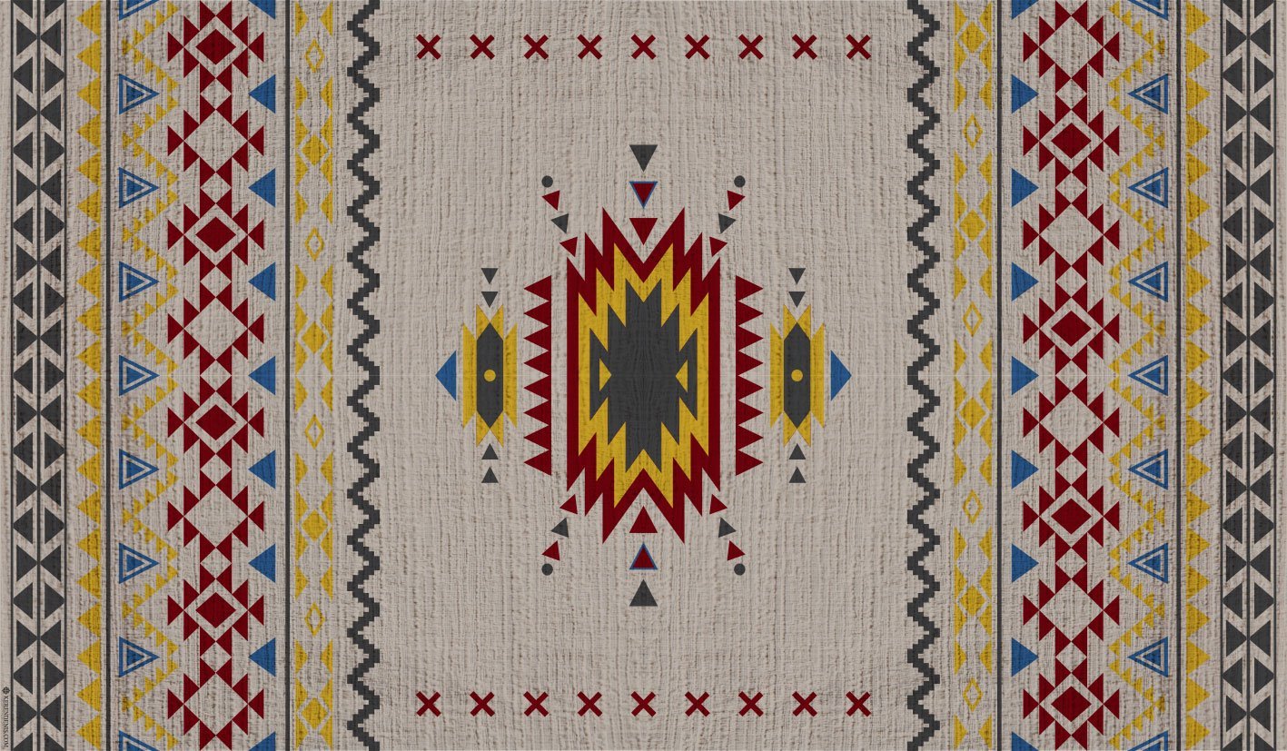 שטיח ויניל - דגם Boho Kilim