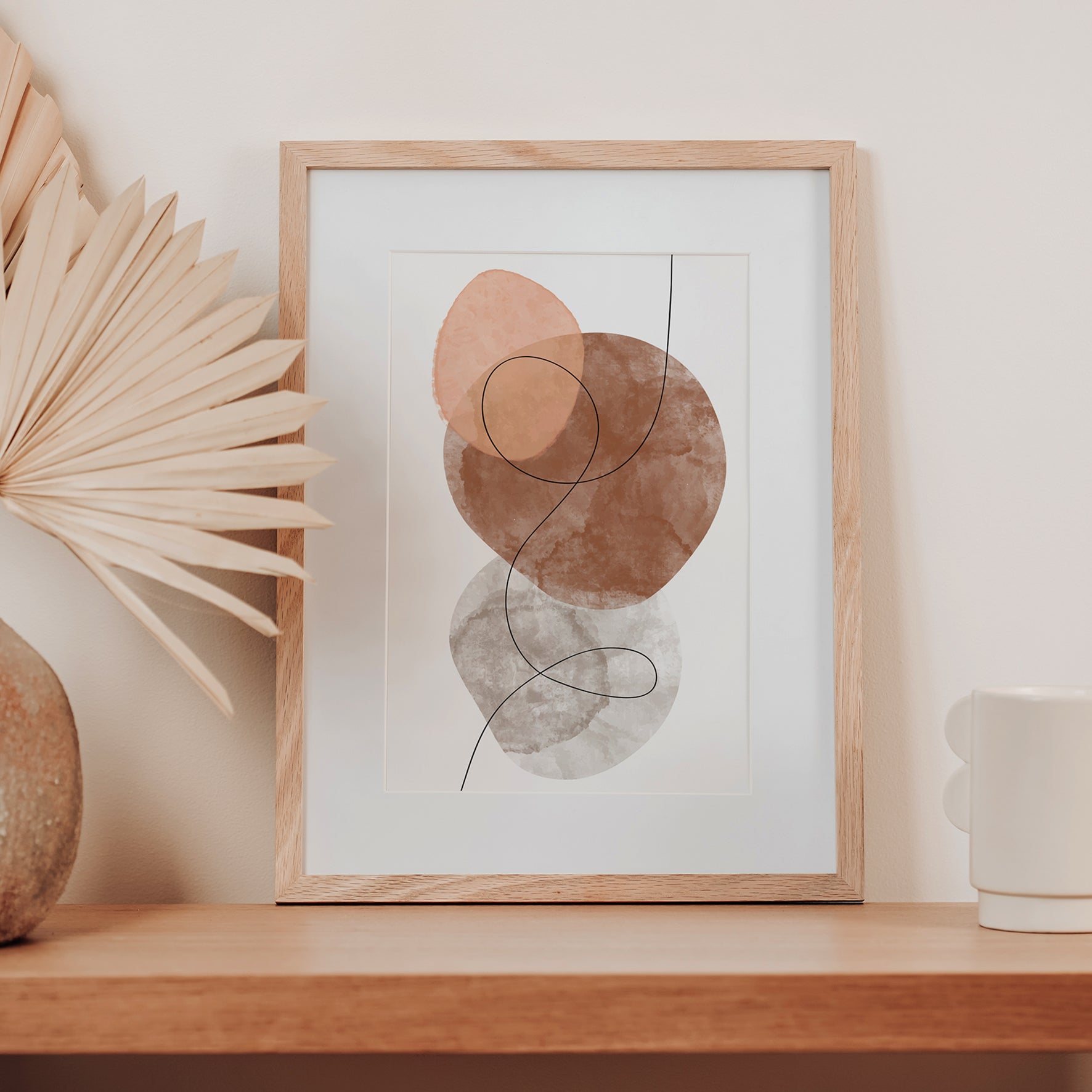 זוג פוסטרים - Abstract Shapes