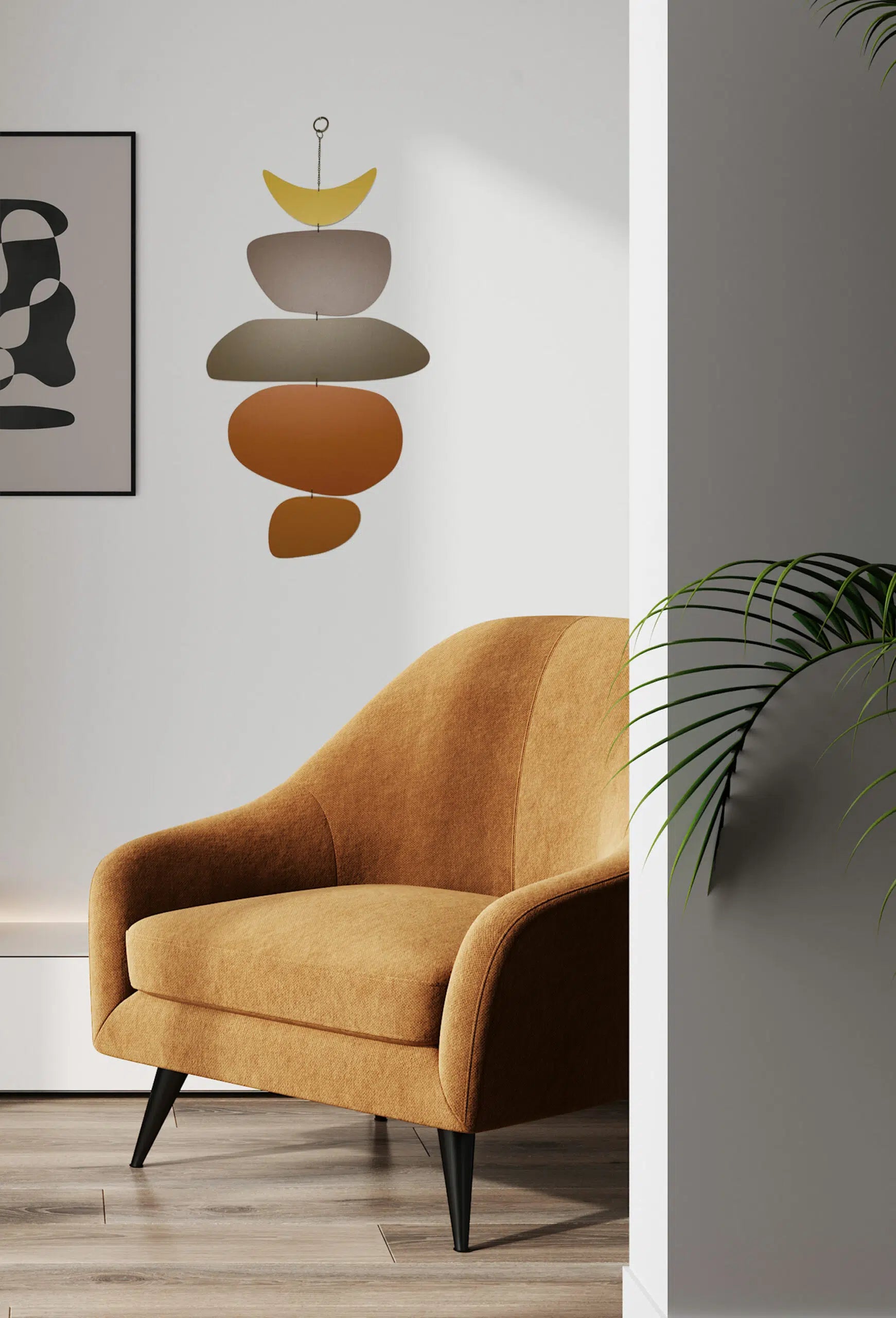 תכשיט קיר בלאנס חום