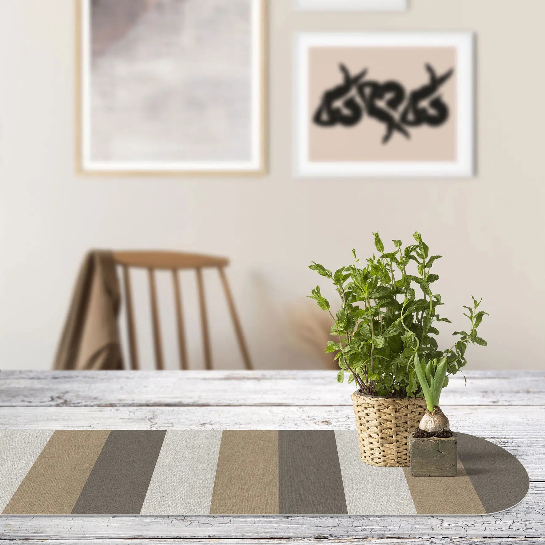 ראנר ויניל - דגם אליפטי חום