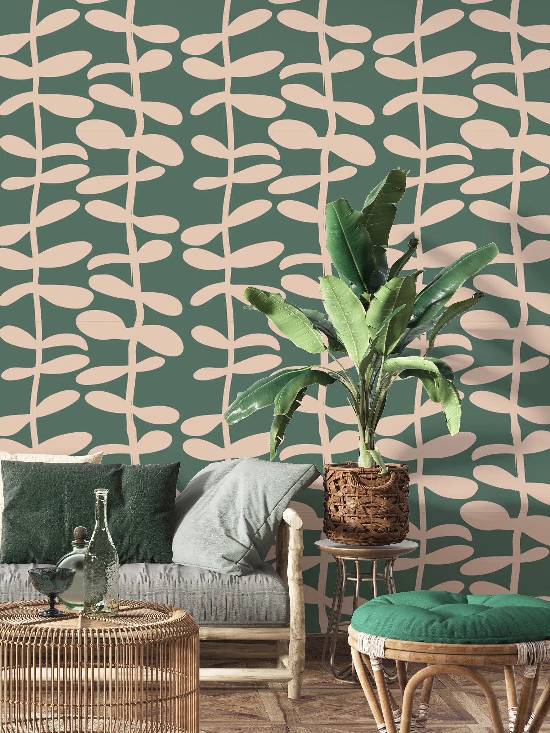 טפט לקיר - דגם Eucalyptus