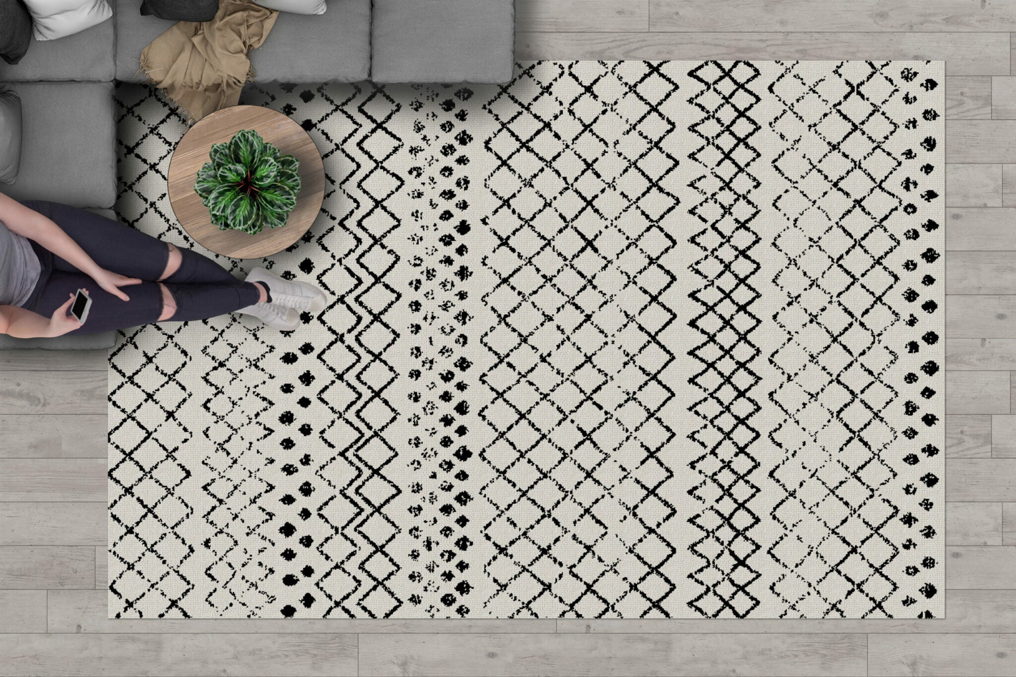 שטיח ויניל - דגם Boheme Pattern