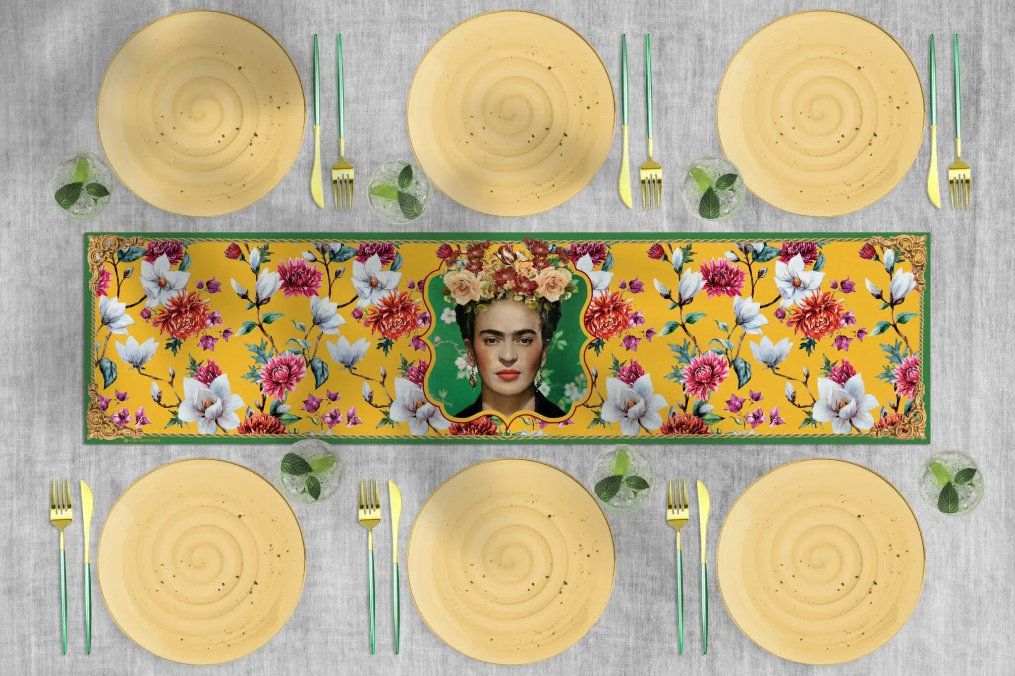 ראנר ויניל - דגם פרידה צהוב