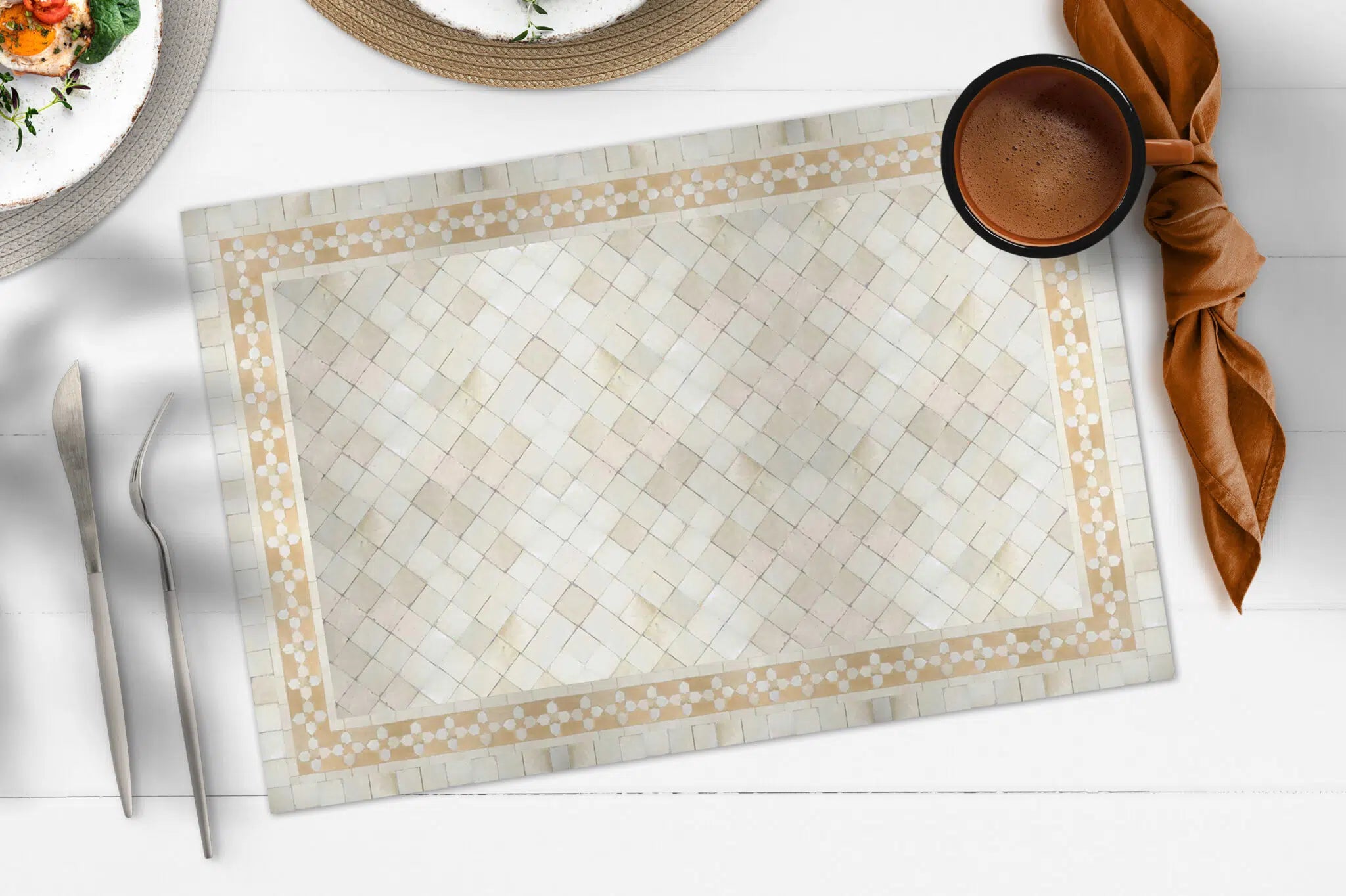 פלייסמט ויניל - דגם Moroccan