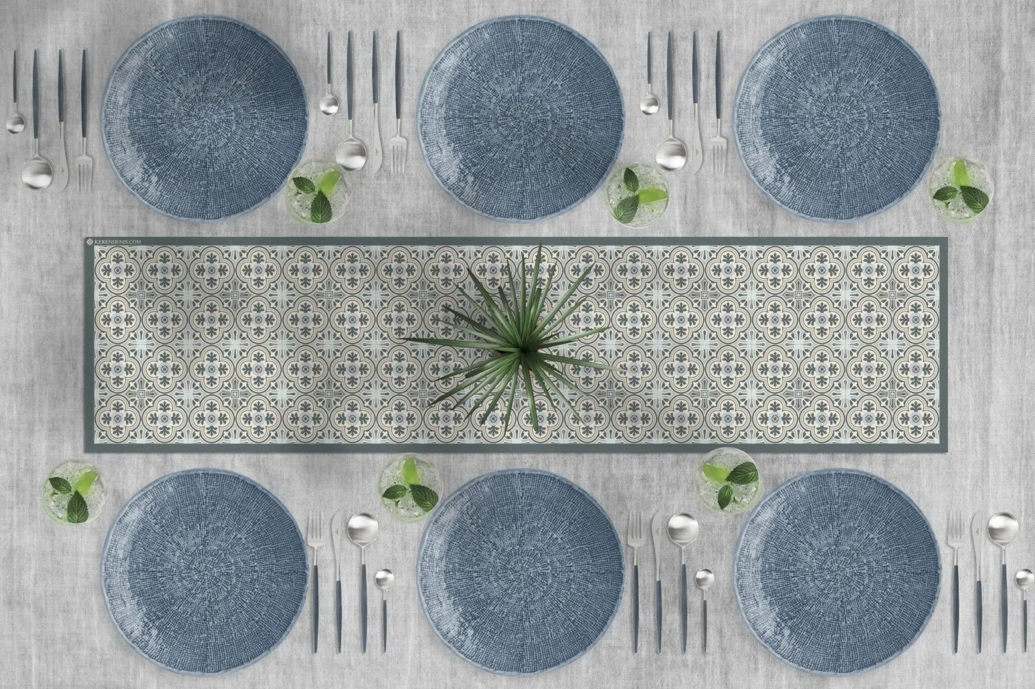 ראנר ויניל - דגם רומא אפור