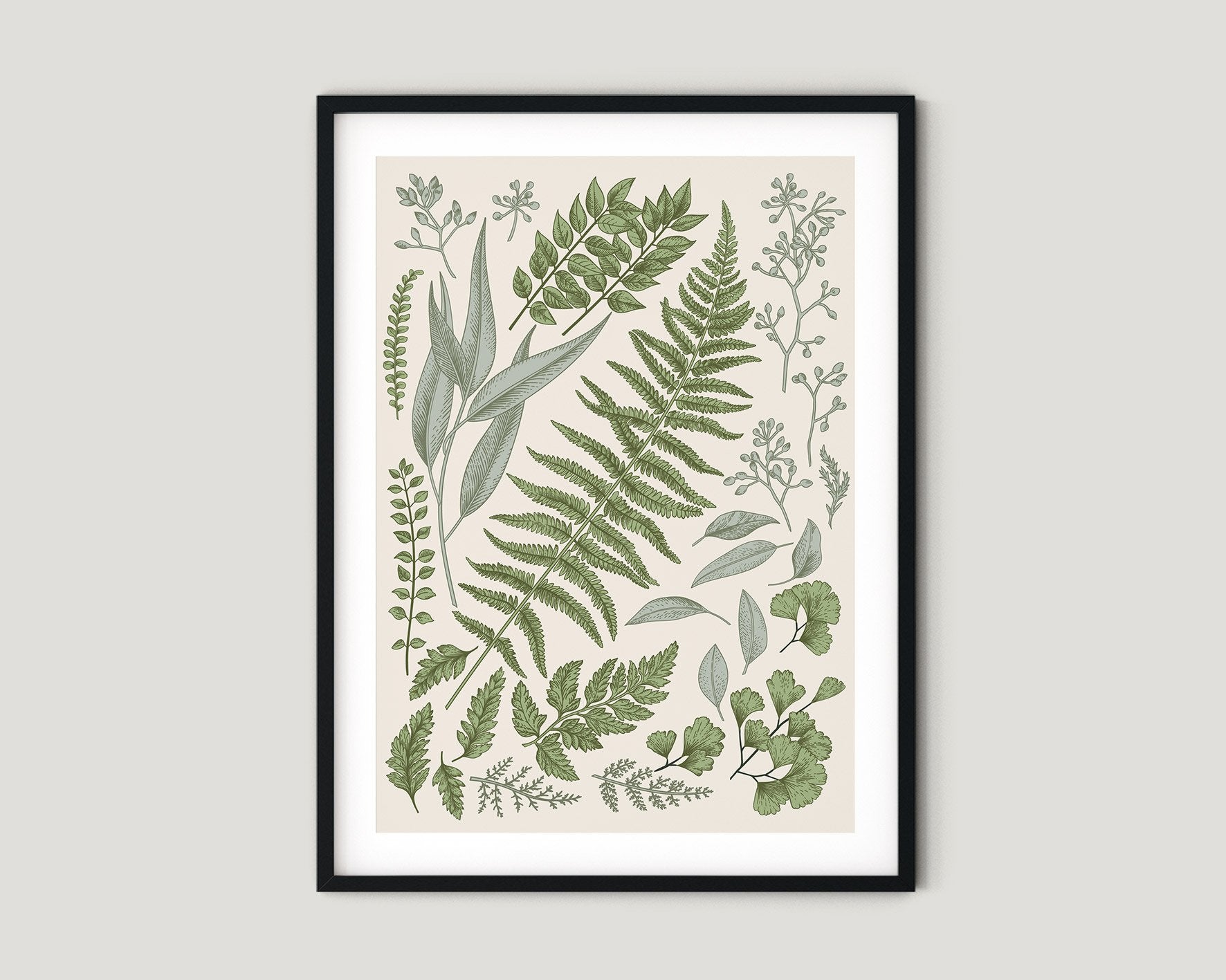 הדפס - משפחת עלים בהיר