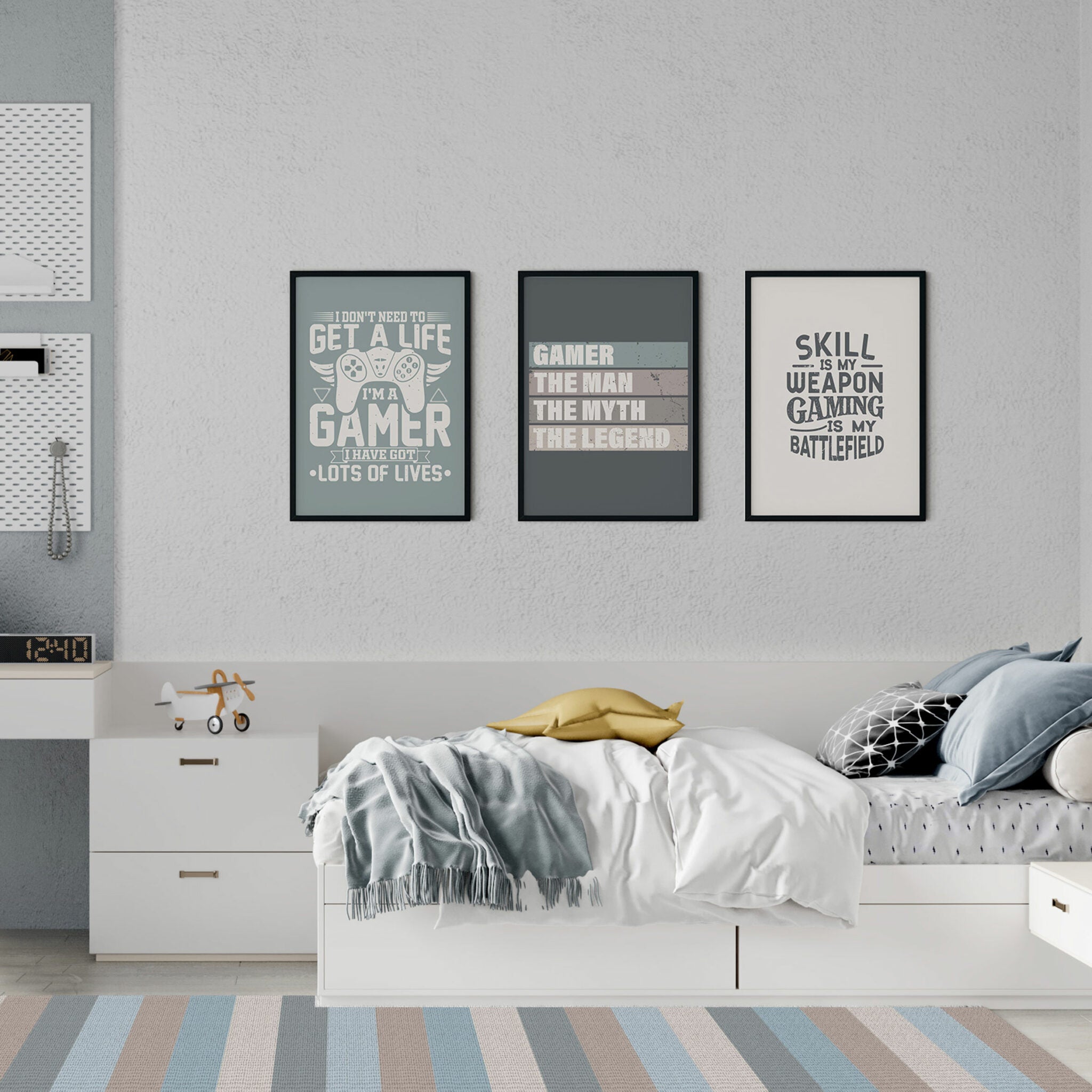 שלישיית הדפסים - Gamer