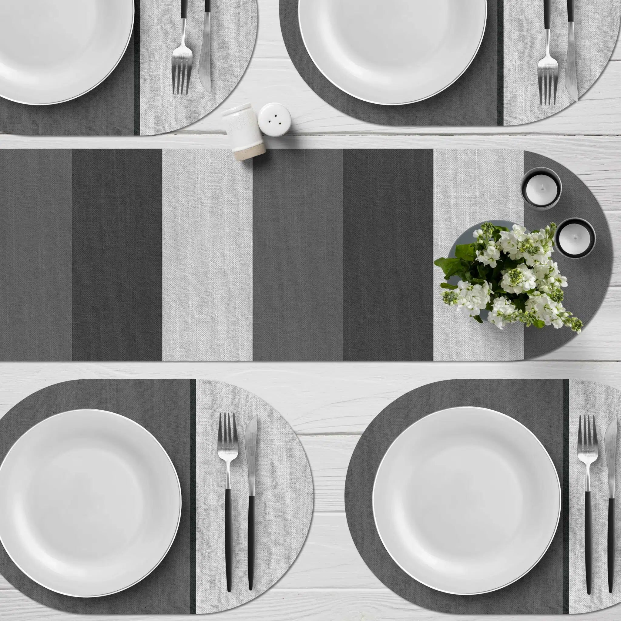 ראנר ויניל - אליפטי אפור