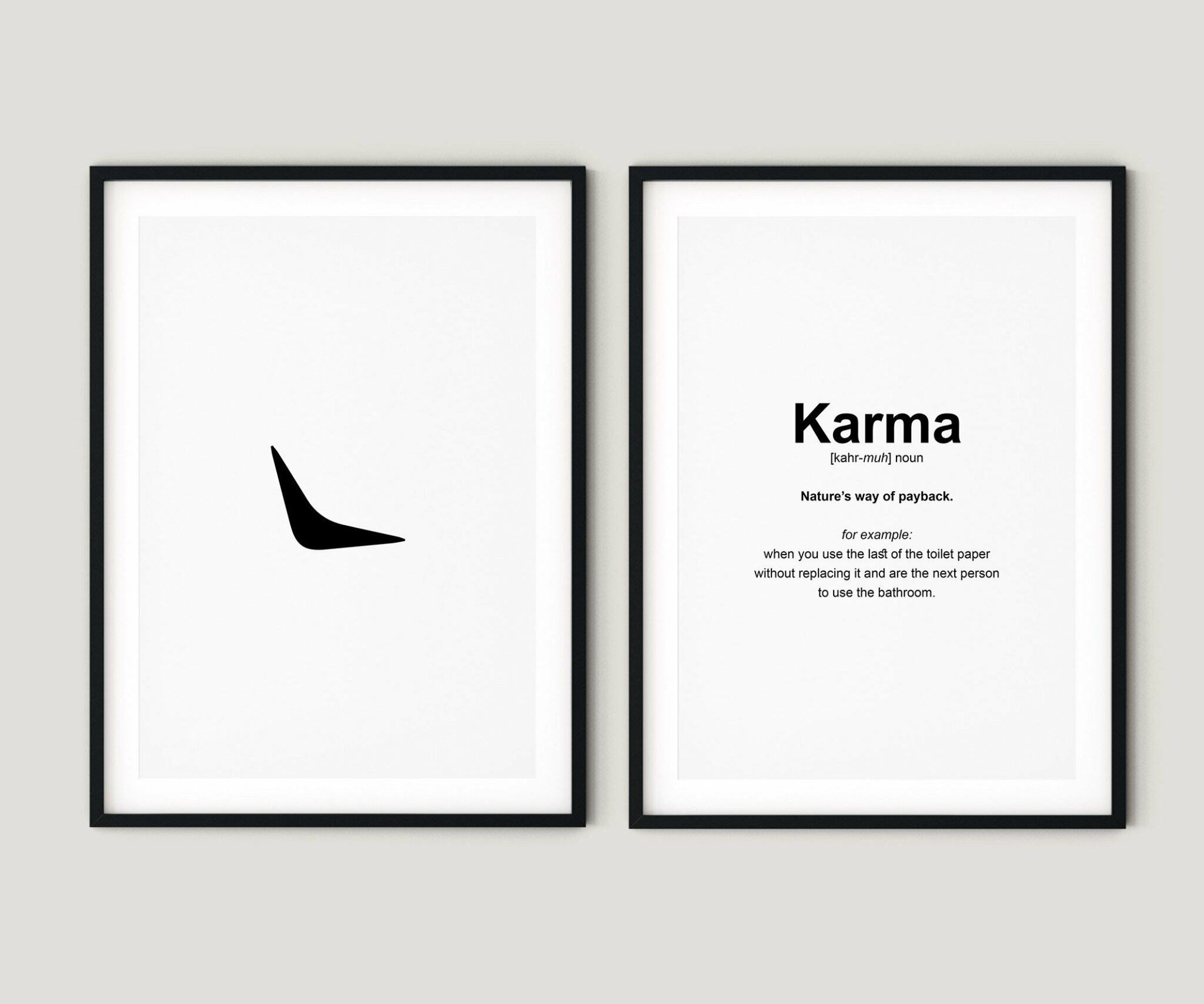 Karma - זוג פוסטרים