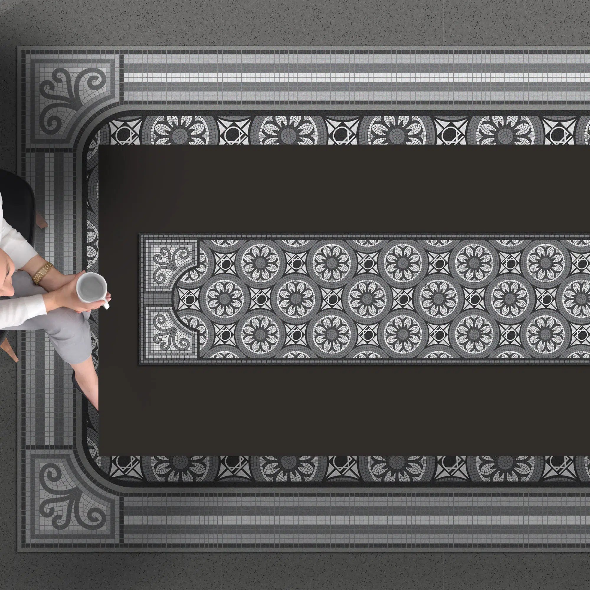 ראנר ויניל - דגם Mosaic