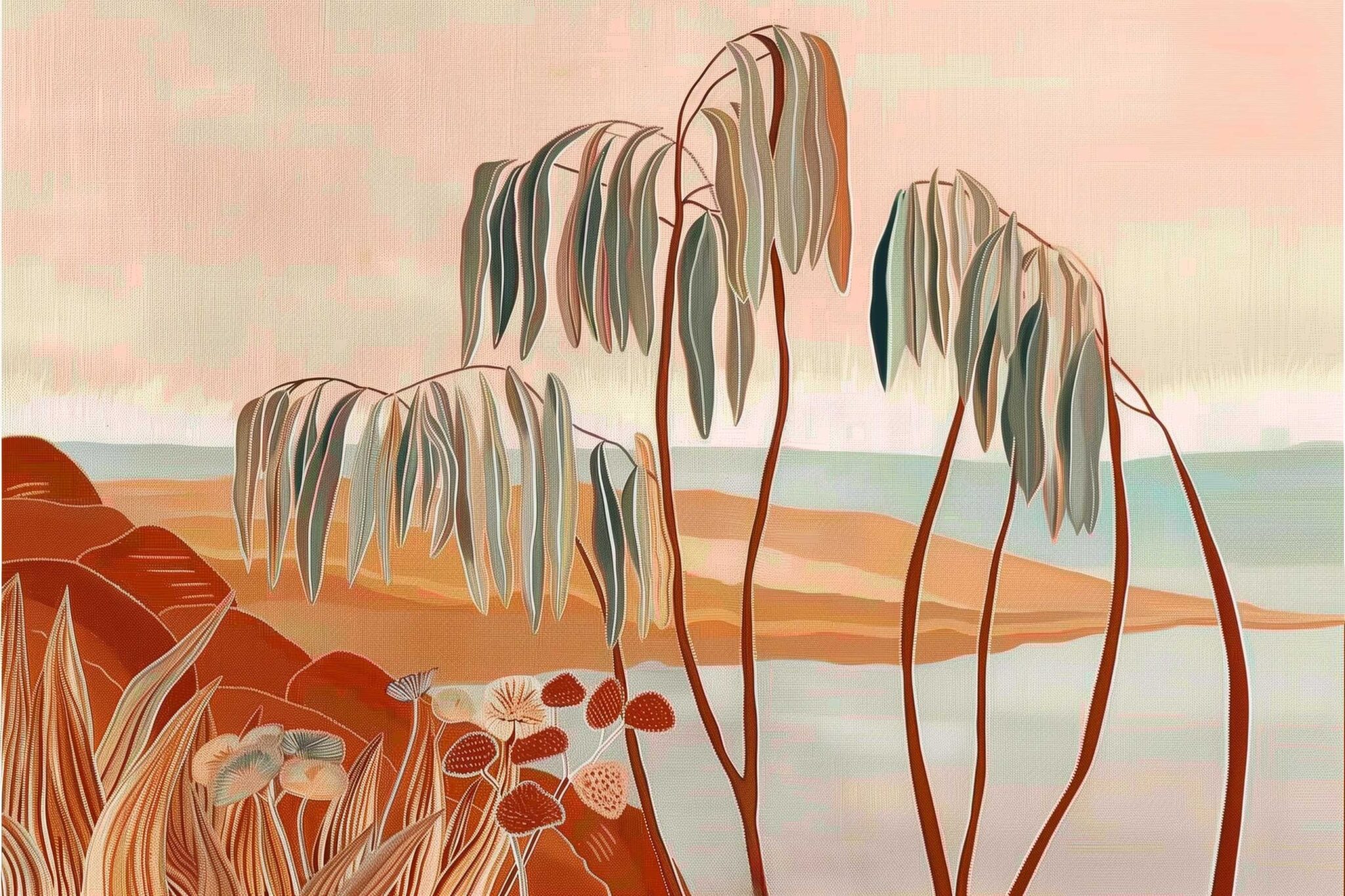 פוסטר - Eucalyptus leaves