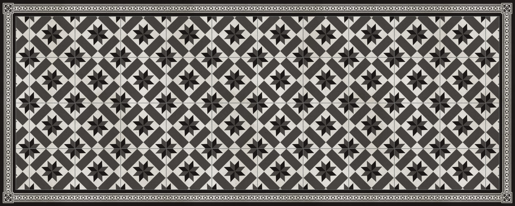 שטיח ויניל - דגם Marble Tiles