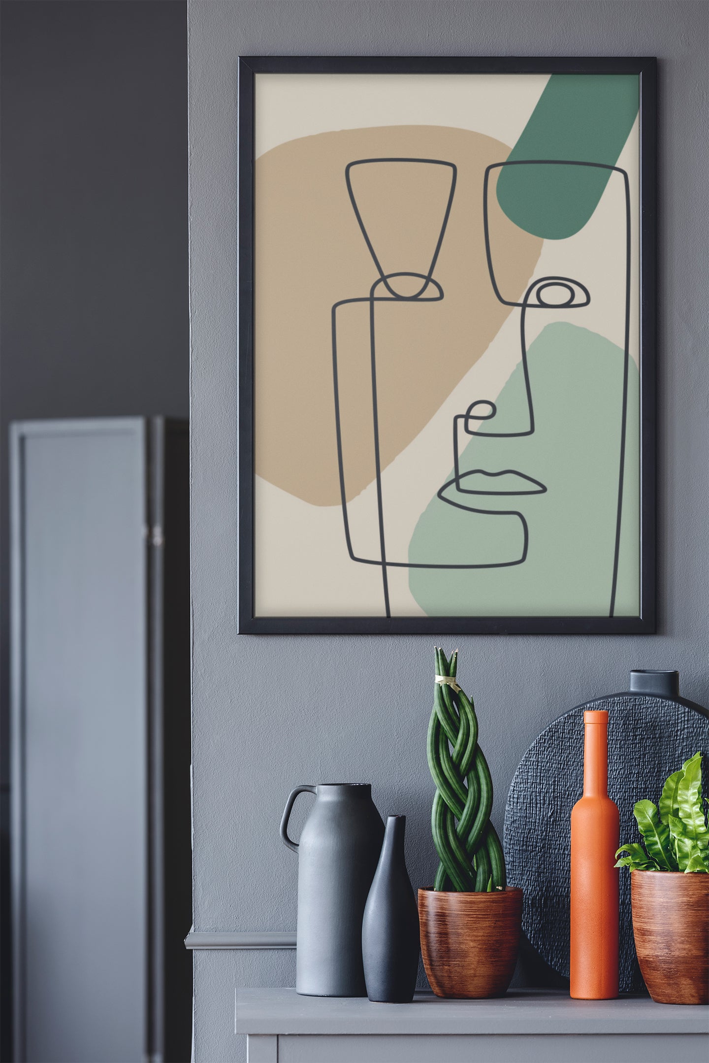 זוג פוסטרים - Minimal Faces