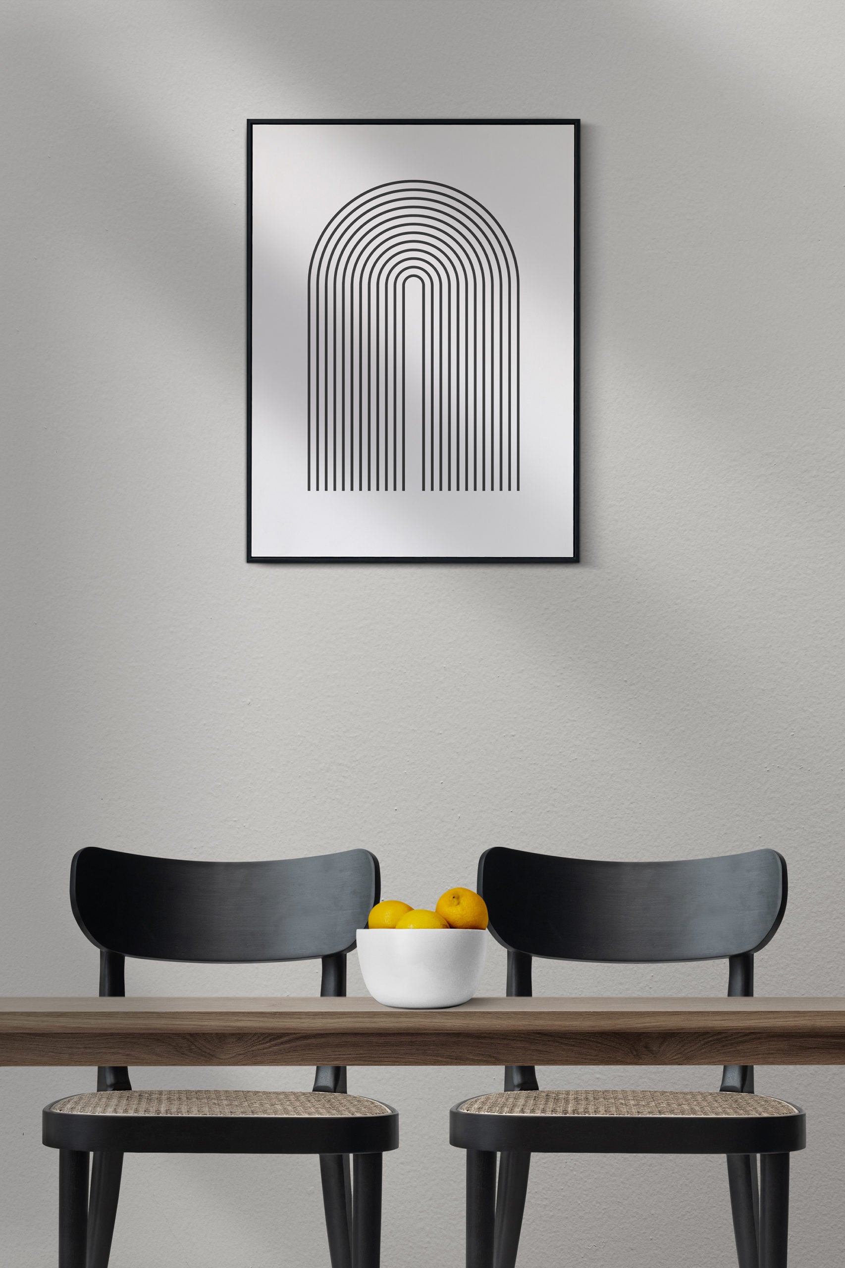 שלישיית הדפסים - Geometric shapes