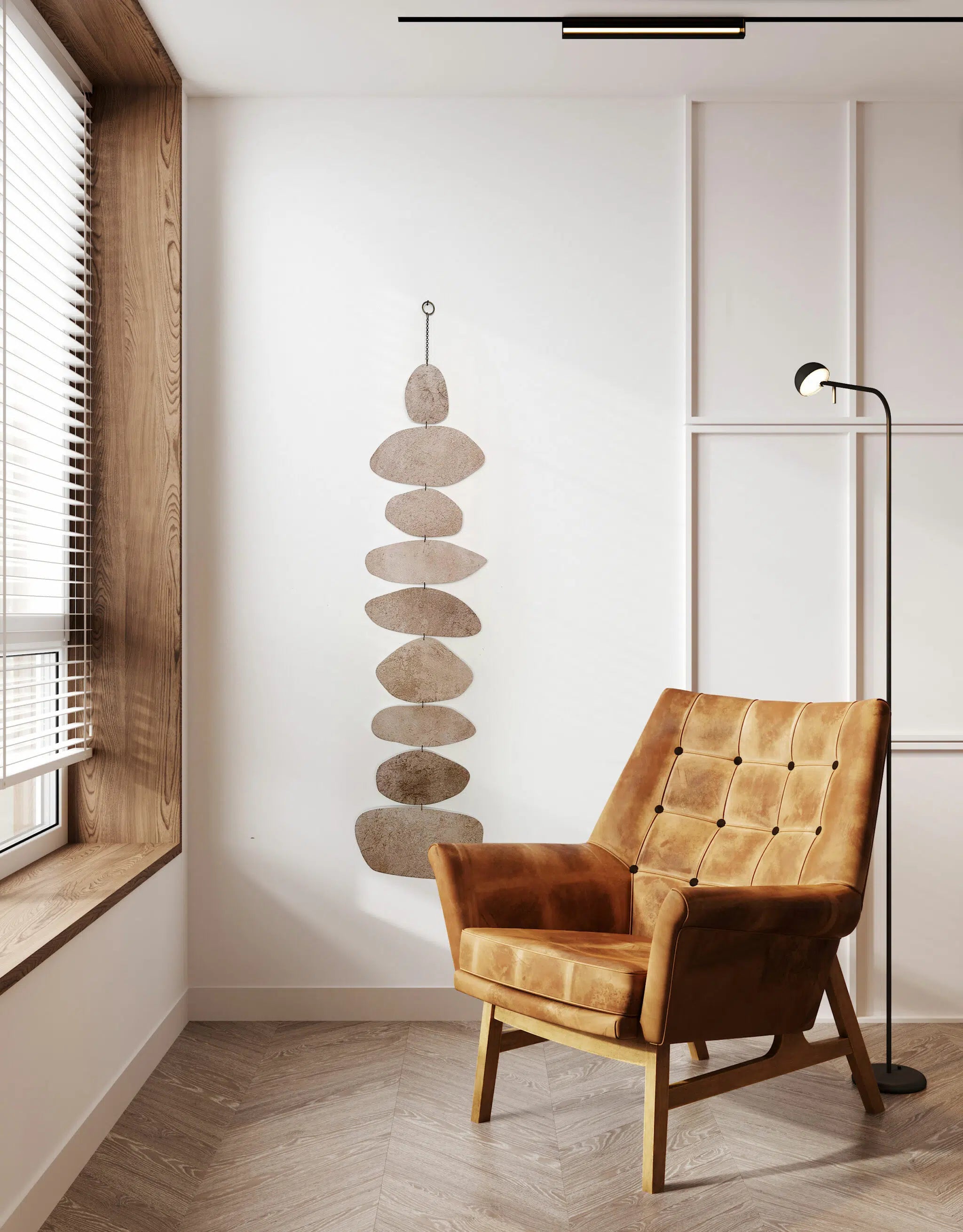 תכשיט קיר בלאנס - אבן טבעית