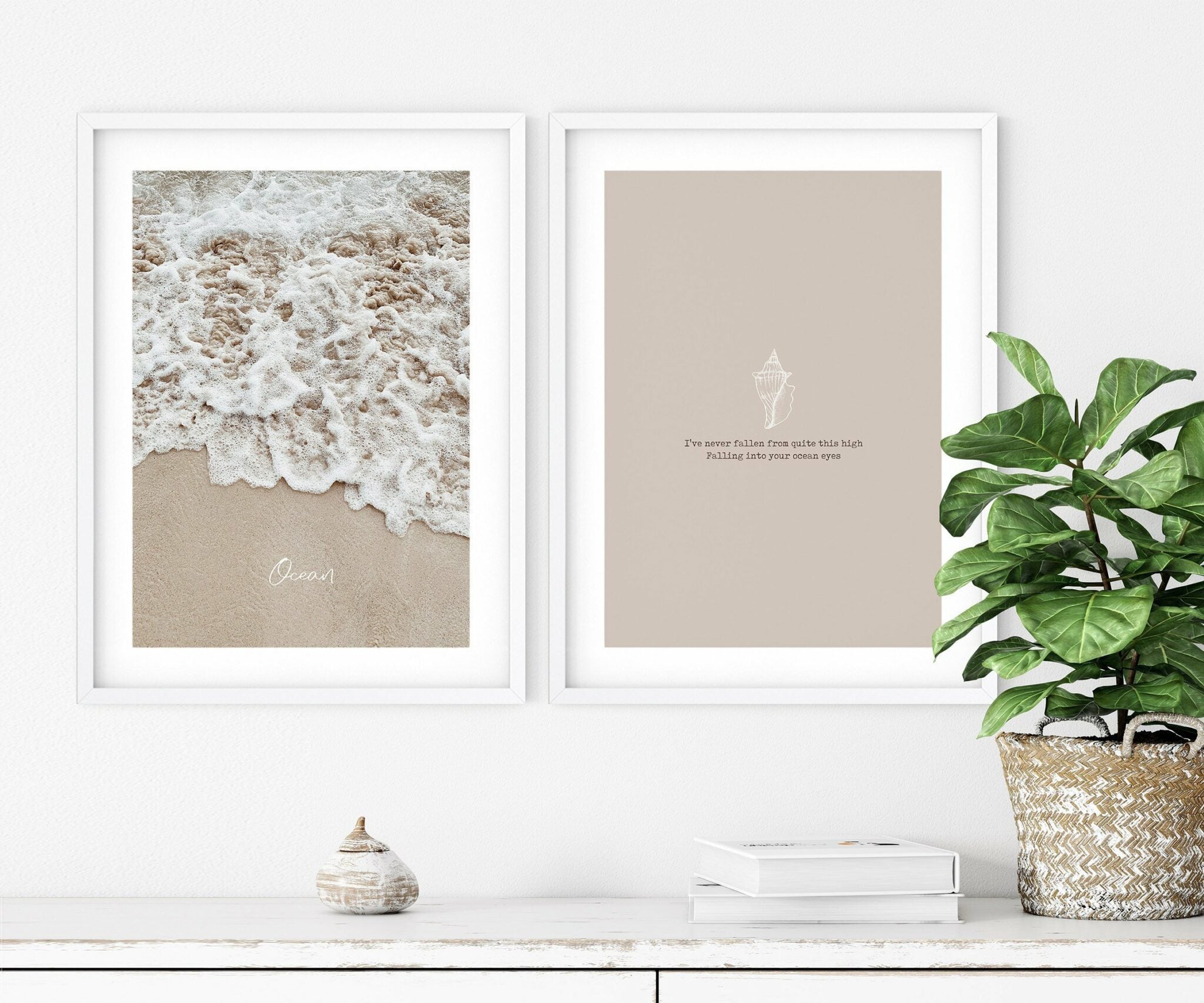 Ocean - זוג הדפסים