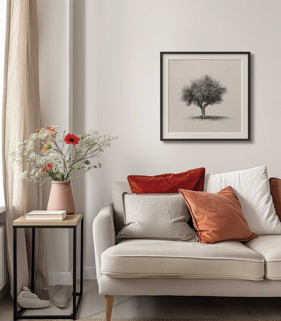 הדפס - Olive tree