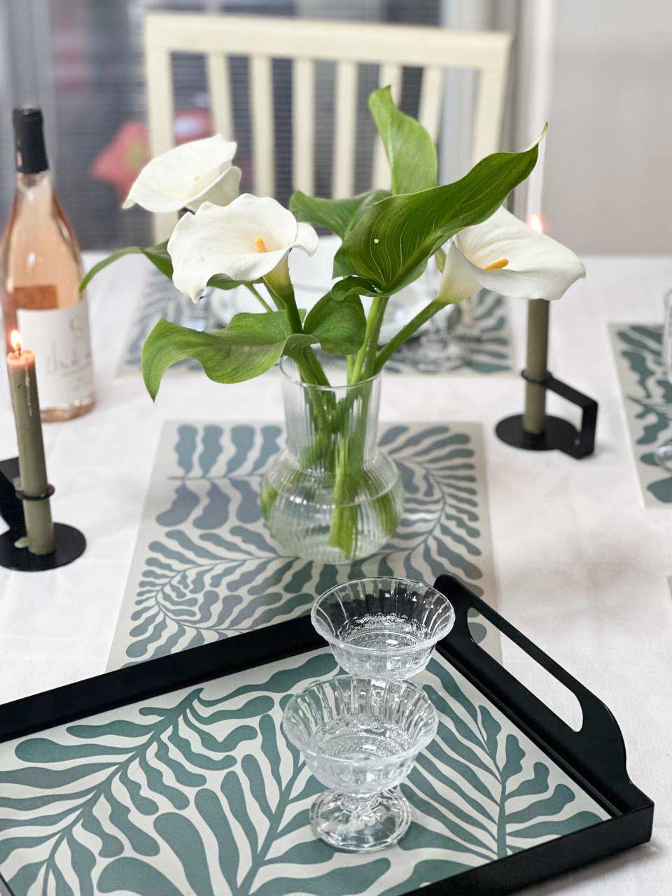 ראנר ויניל - דגם Green Leaf