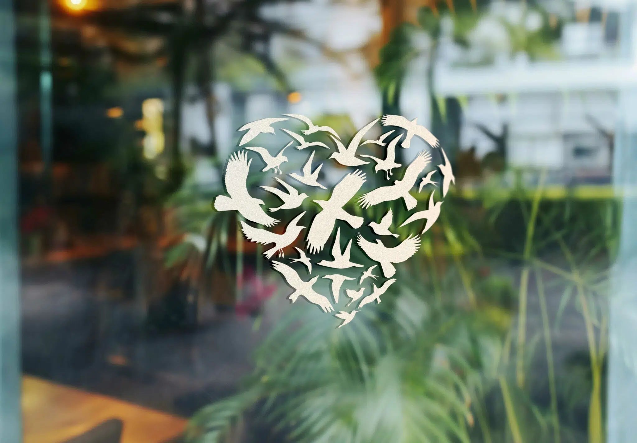 GlassIt לב שחפים כסף