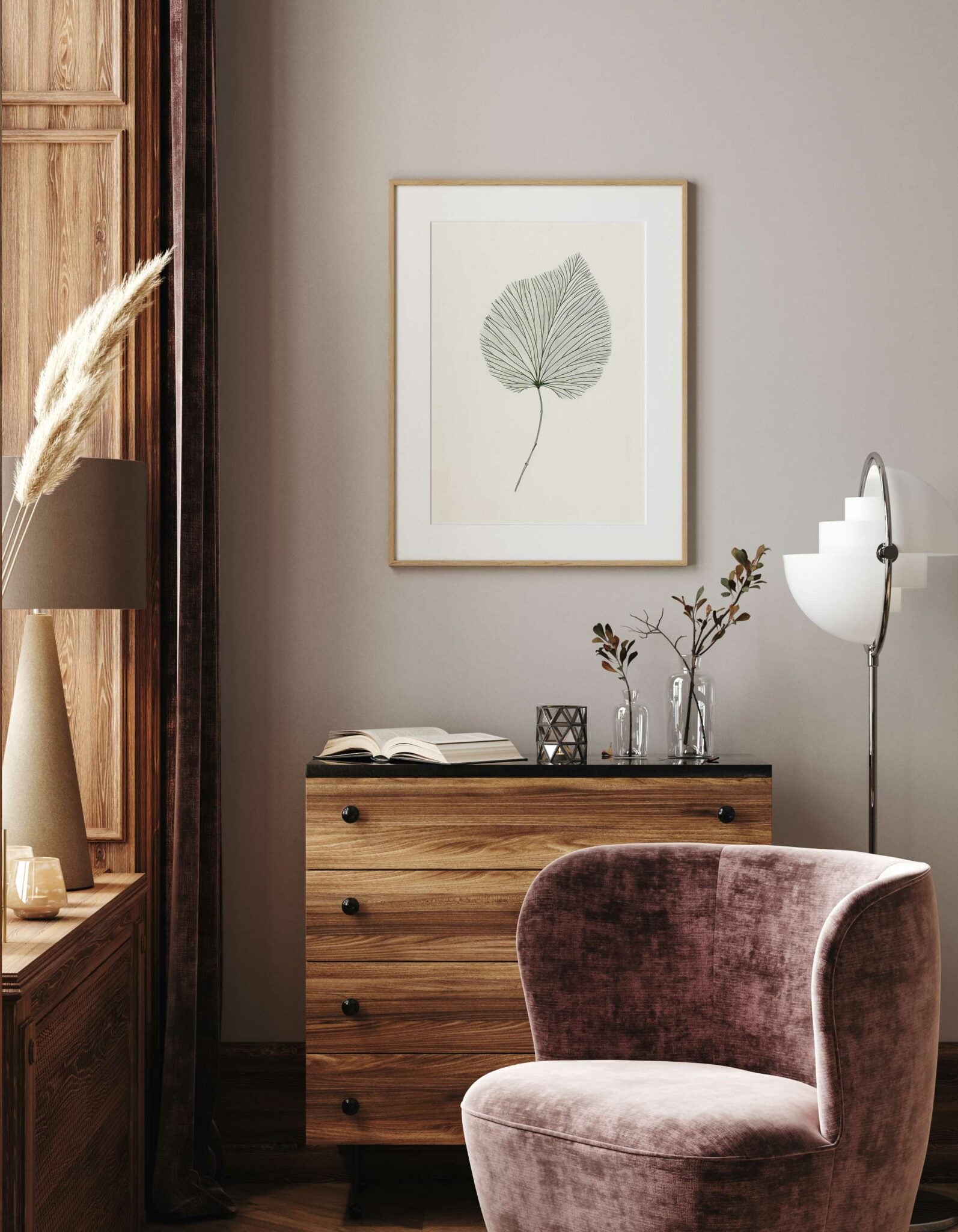 פוסטר - Sketch leaf