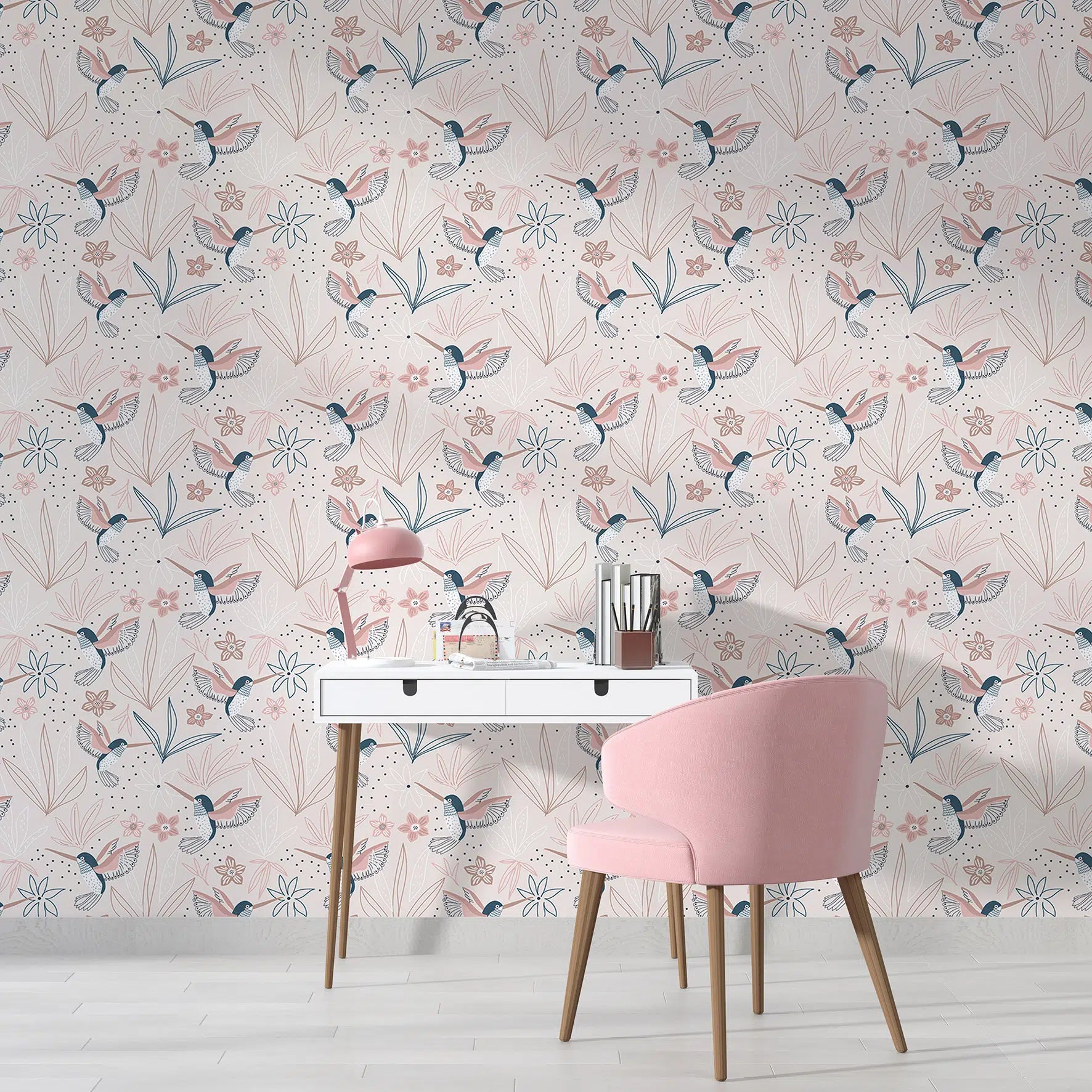 טפט לקיר - דגם Sunbirds