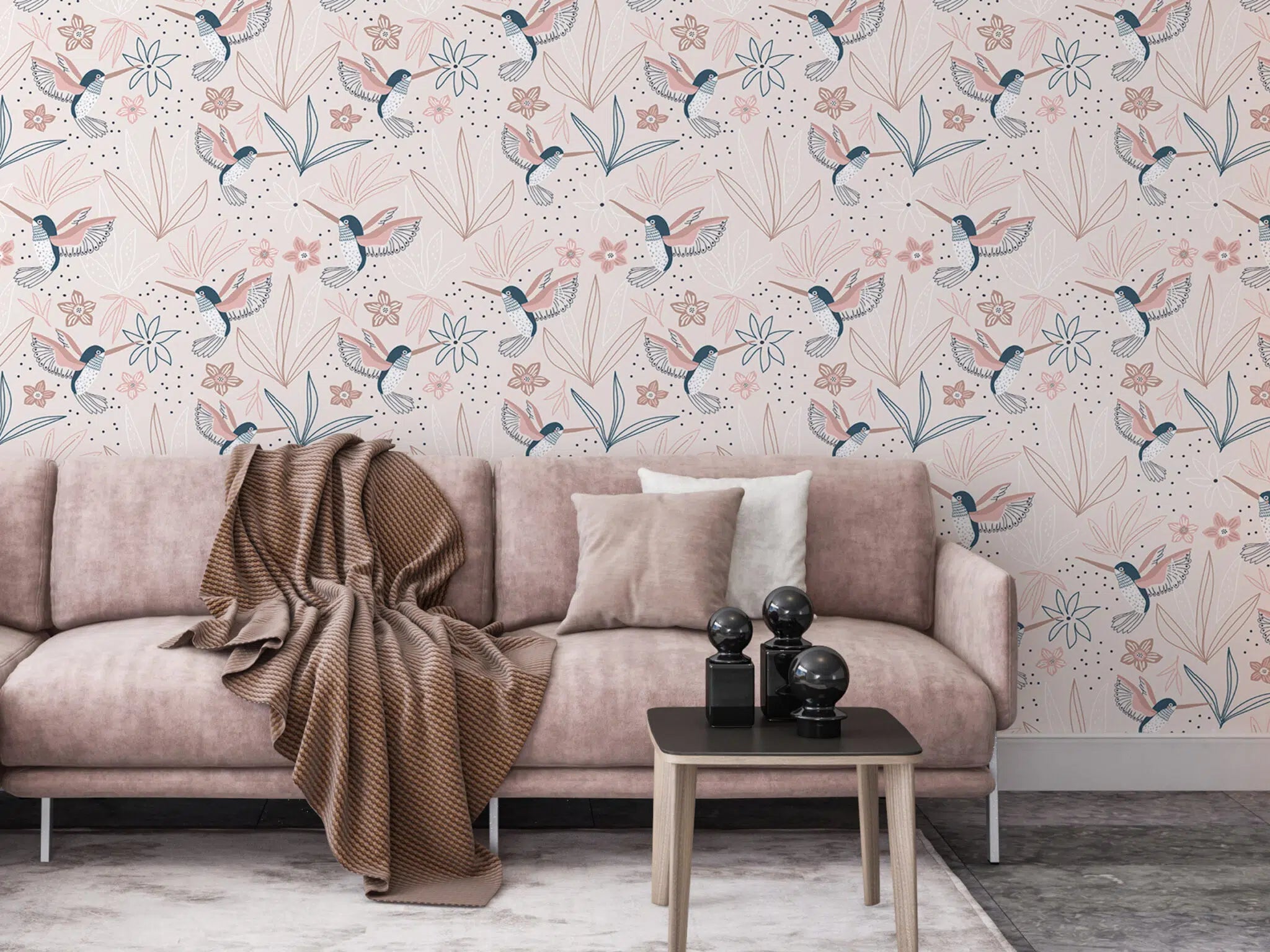 טפט לקיר - דגם Sunbirds