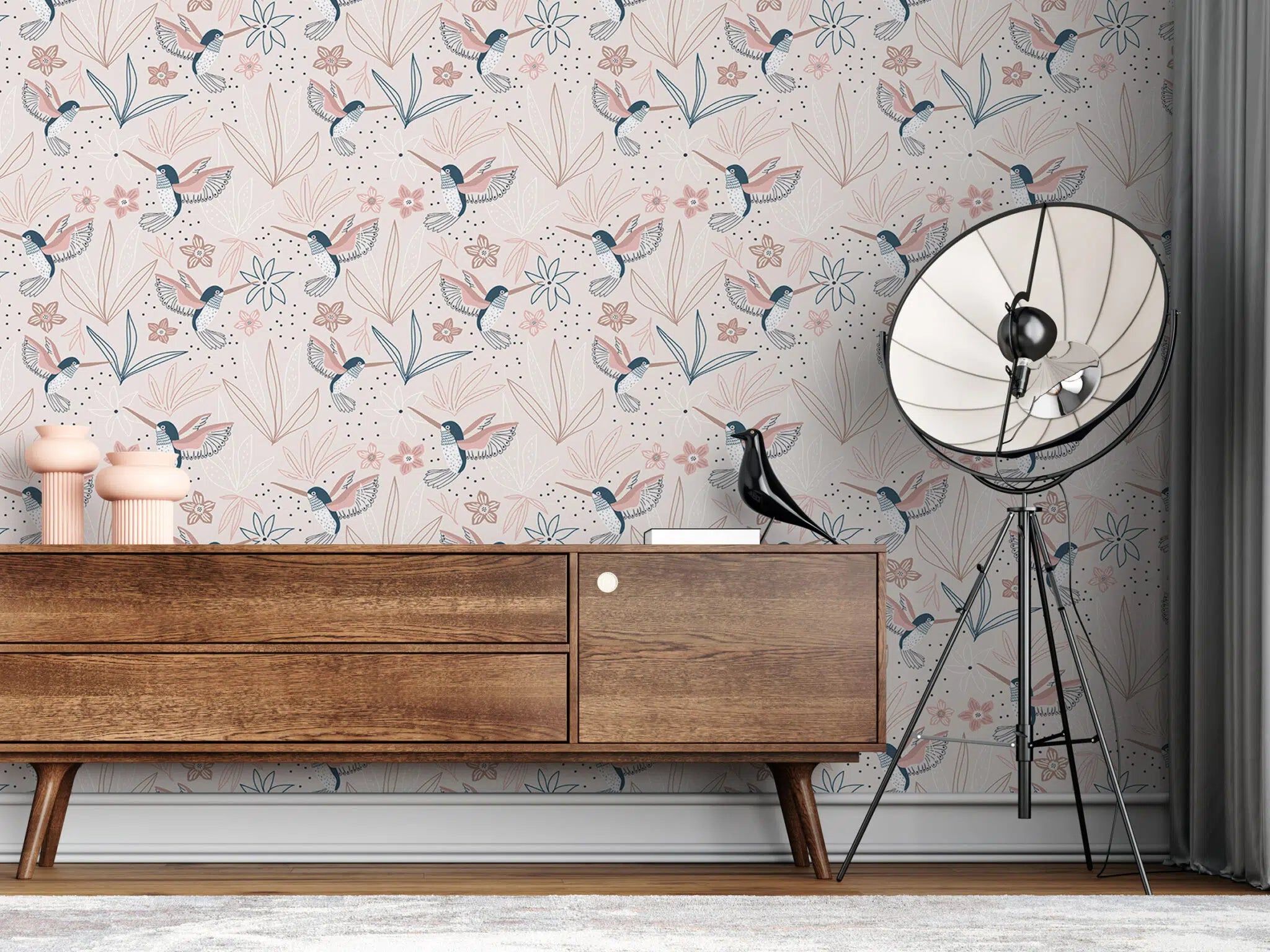 טפט לקיר - דגם Sunbirds
