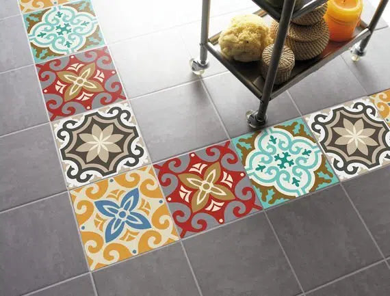 מדבקות אריחי רצפה - Tiles